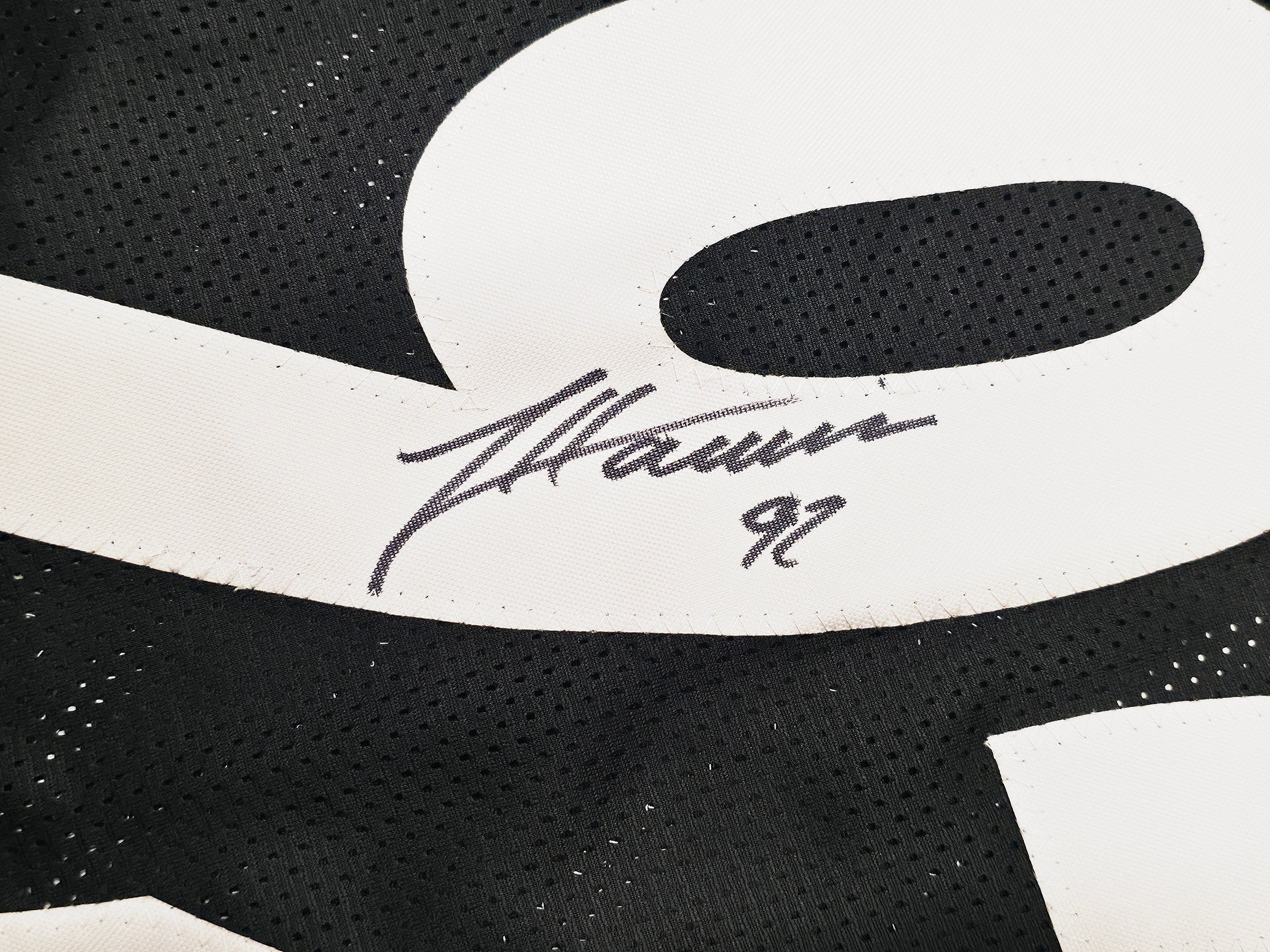 Pittsburgh Steelers James Harrison Autographed Black Jersey Beckett BAS Witness Stock #253382 - Image 4
