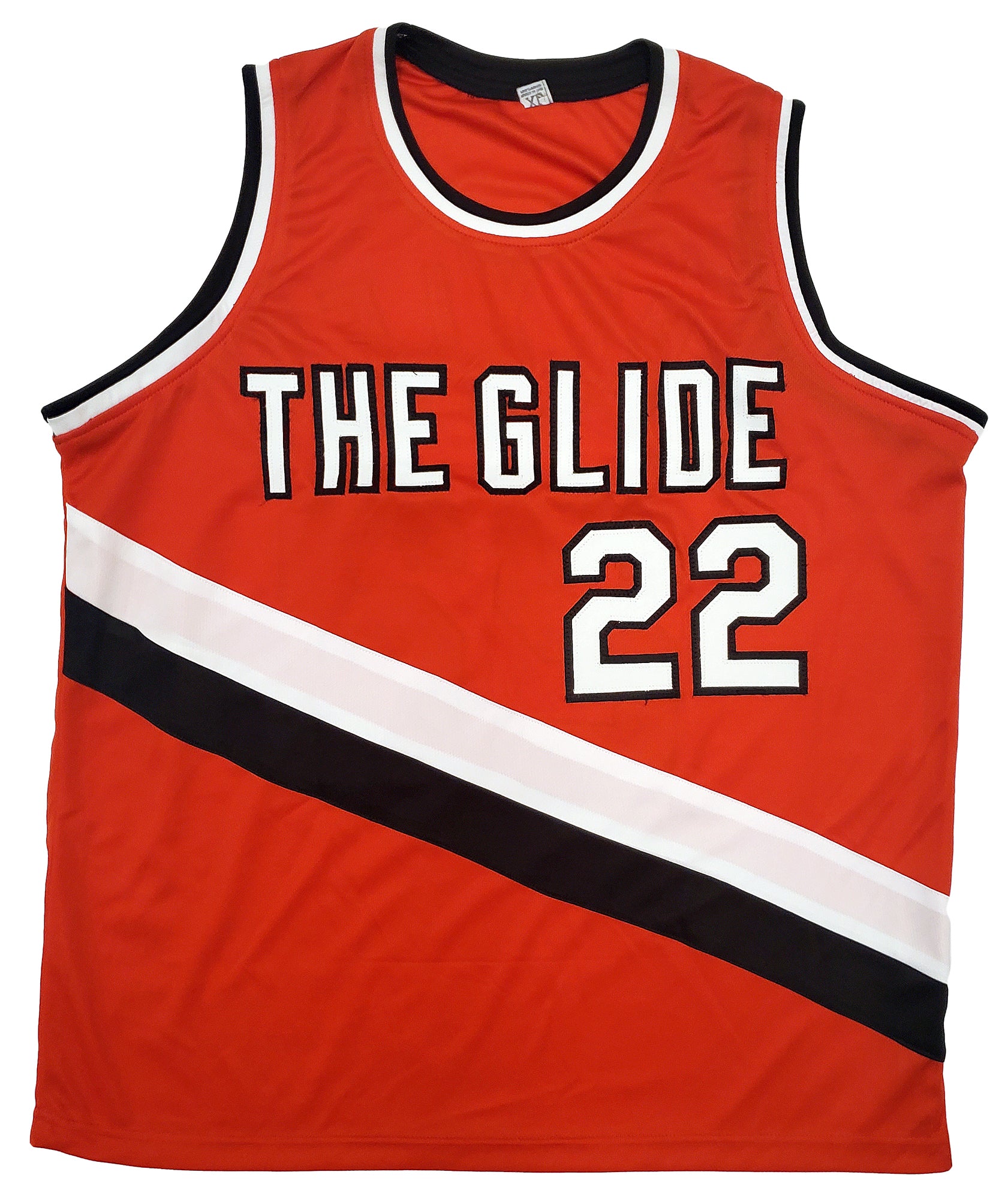 Portland Trail Blazers Clyde Drexler Autographed Red Jersey JSA Stock #197000 - Image 4