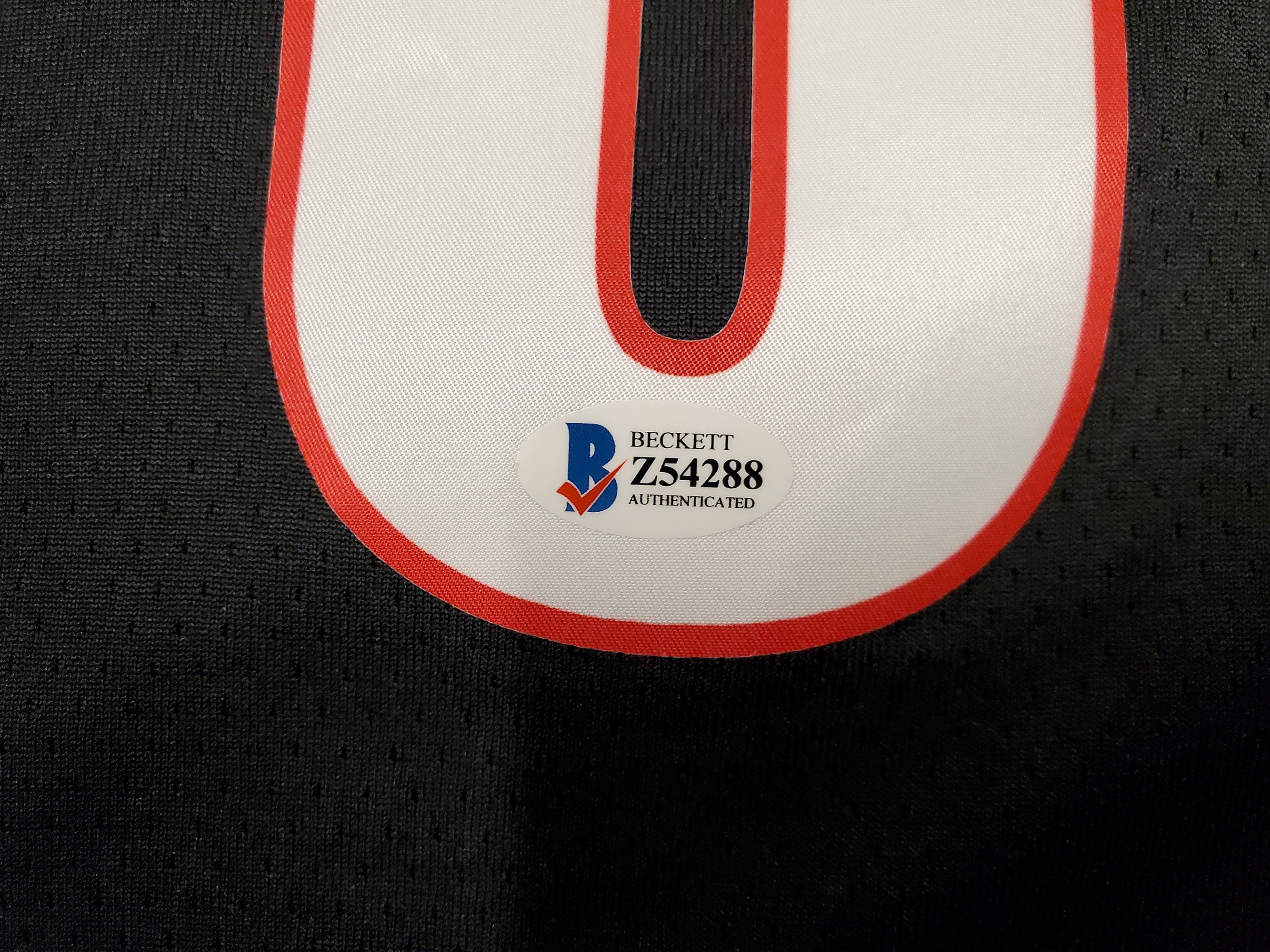 Portland Trail Blazers Damian Lillard Autographed Black Nike Jersey Size L Beckett BAS Stock #195898 - Image 3