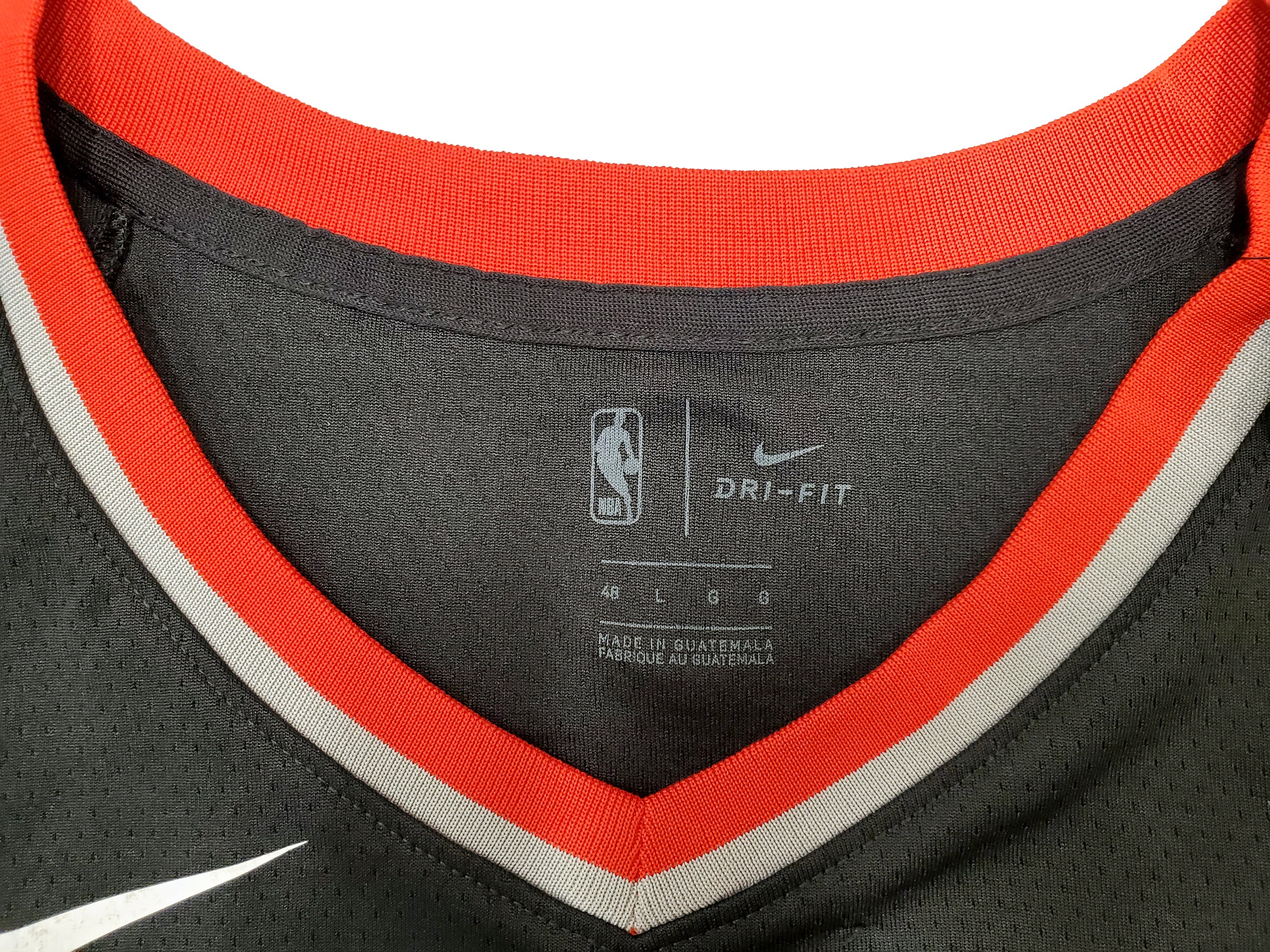 Portland Trail Blazers Damian Lillard Autographed Black Nike Jersey Size L Beckett BAS Stock #195898 - Image 5