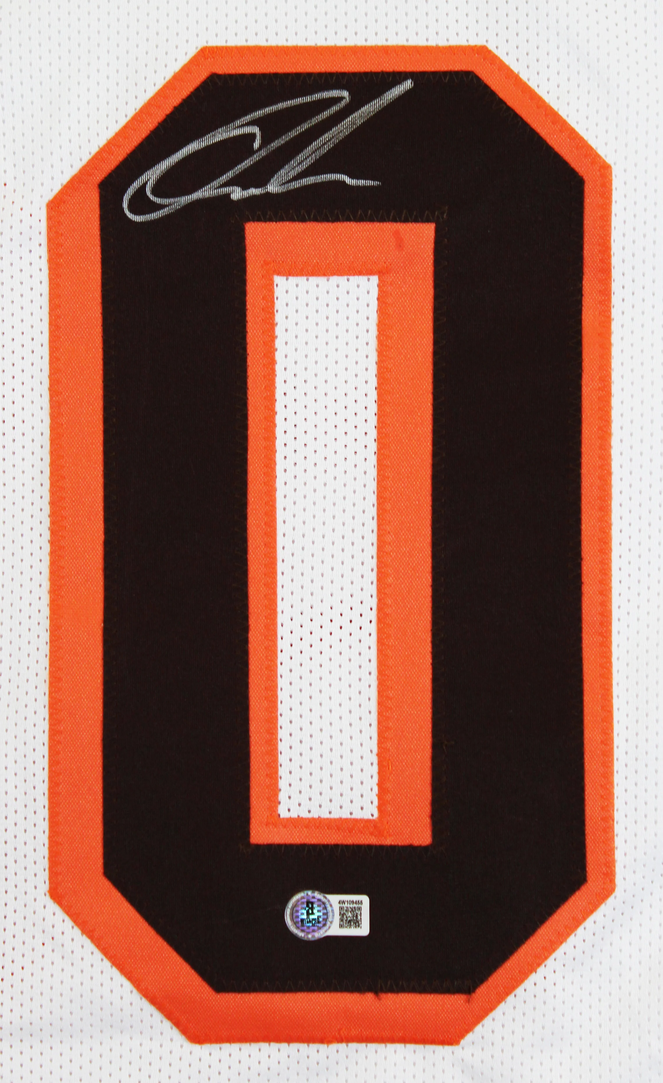 Quinshon Judkins Authentic Signed White Pro Style Jersey BAS Witnessed - Image 3