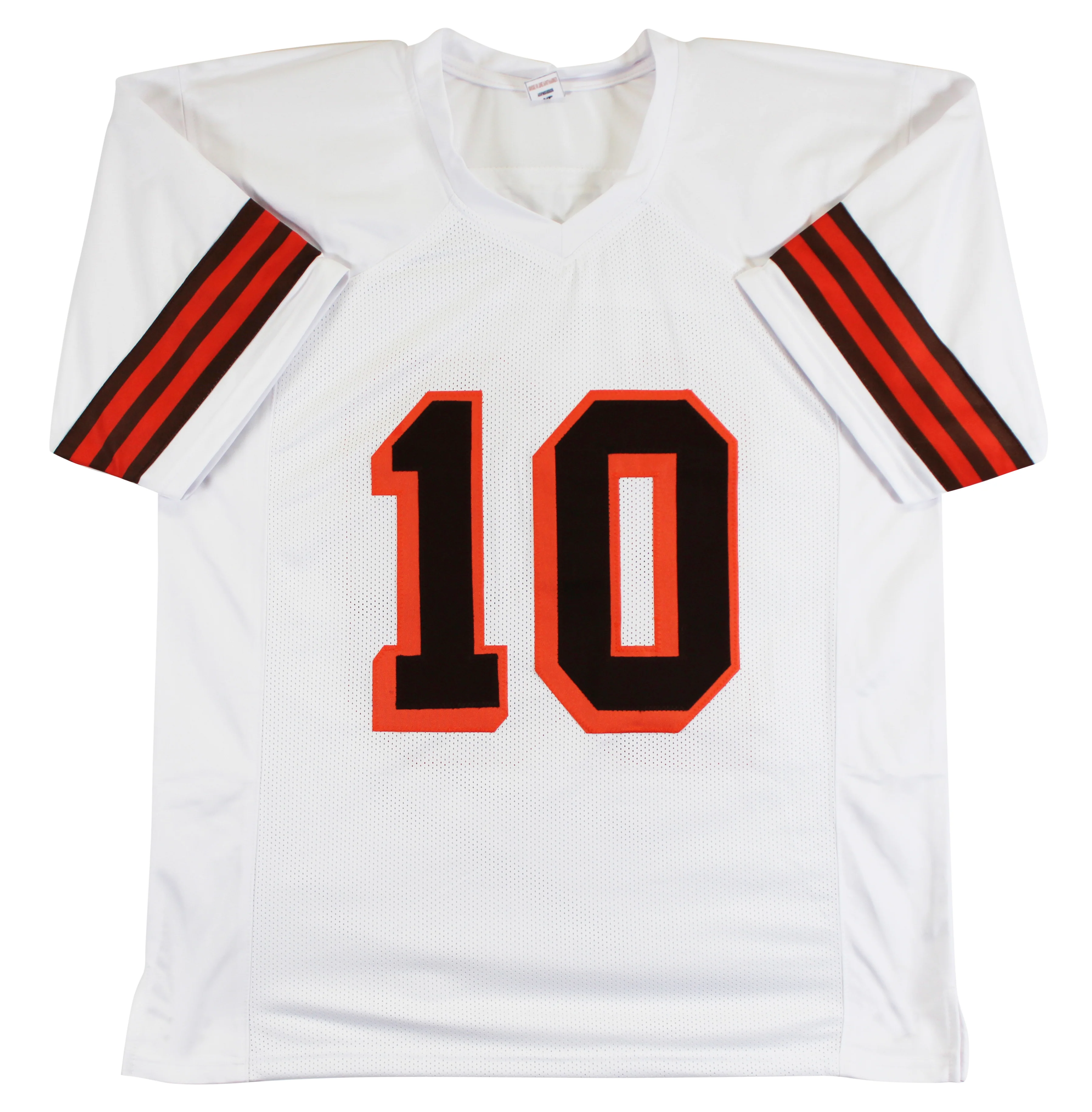Quinshon Judkins Authentic Signed White Pro Style Jersey BAS Witnessed - Image 4