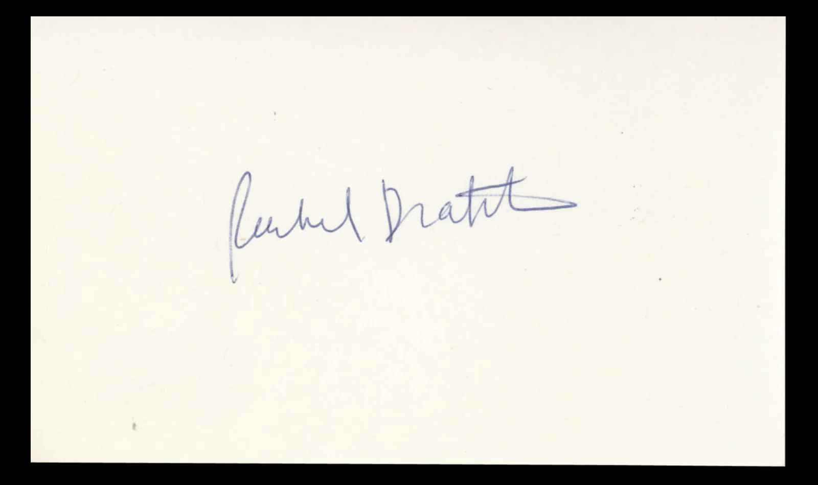 Rachel Dratch The King Of Queens Authentic Signed 3x5 Index Card BAS #BT02502 - Image 2