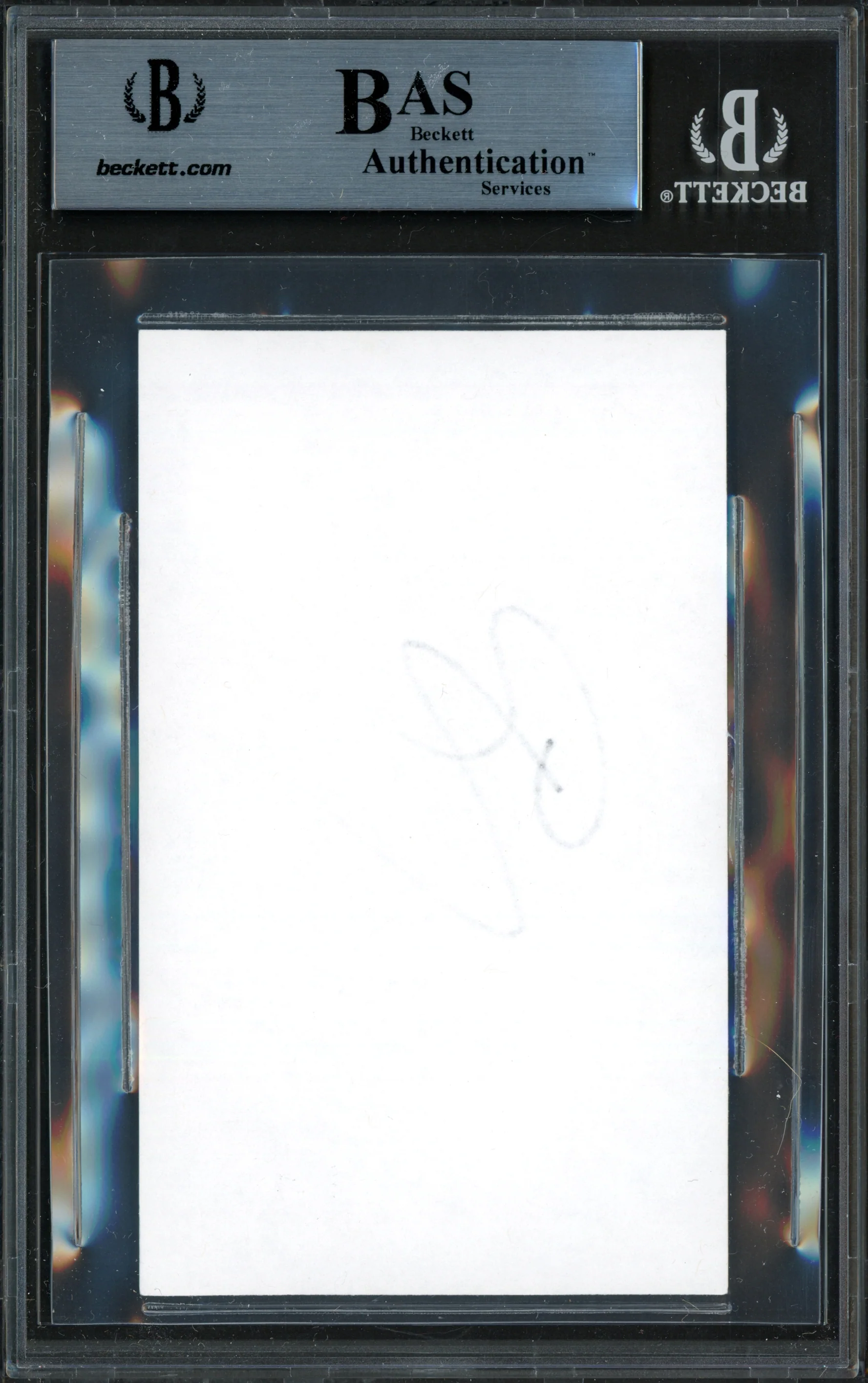 Rafael Nadal Autographed 3x5 Index Card Fanatics Holo & Beckett BAS #15867659 - Image 2