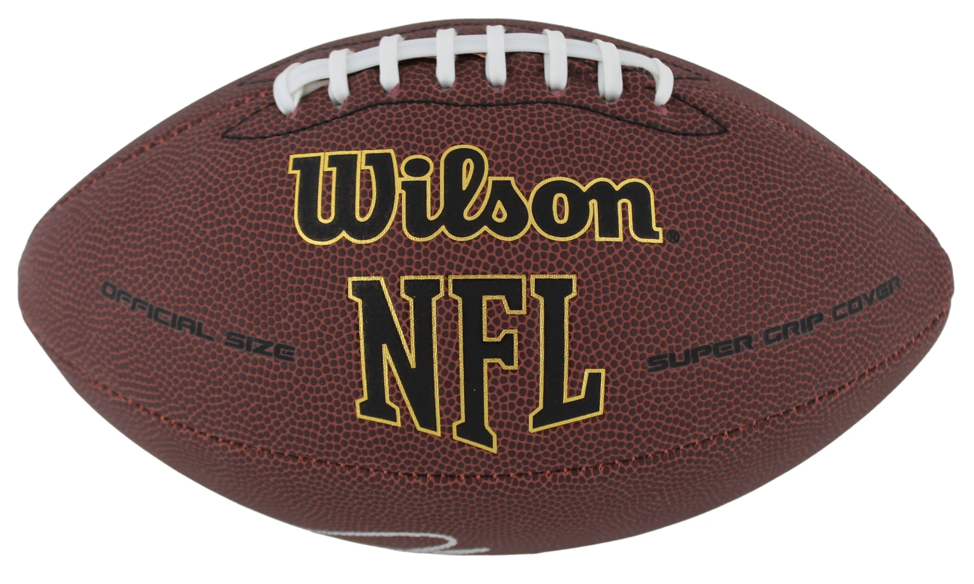 Raiders Aidan O'Connell Signed Wilson Super Grip Football W/ Case BAS Witnessed - Image 5