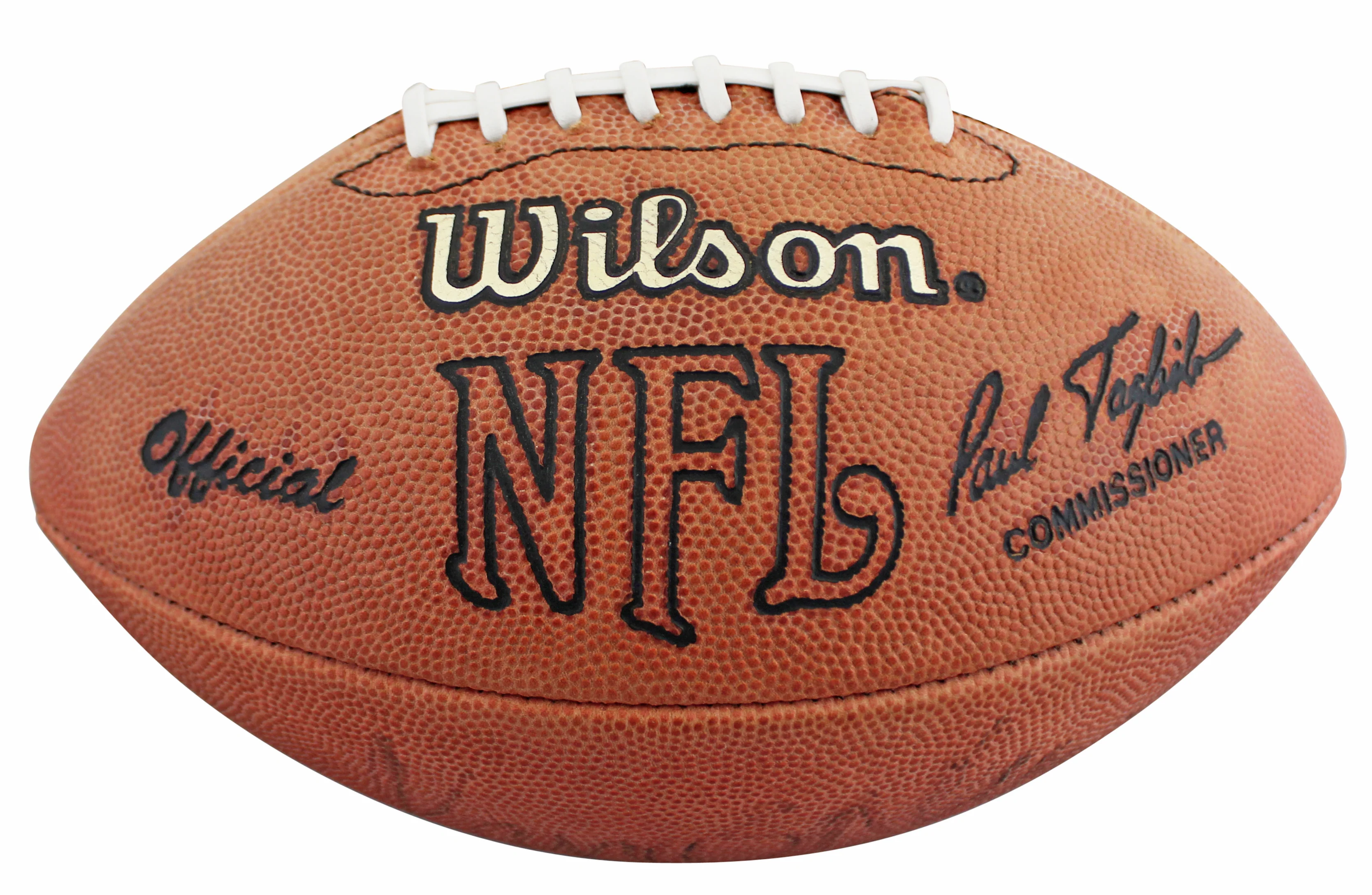 Raiders Marcus Allen Authentic Signed Wilson Official Nfl Football BAS #BV01124 - Image 4