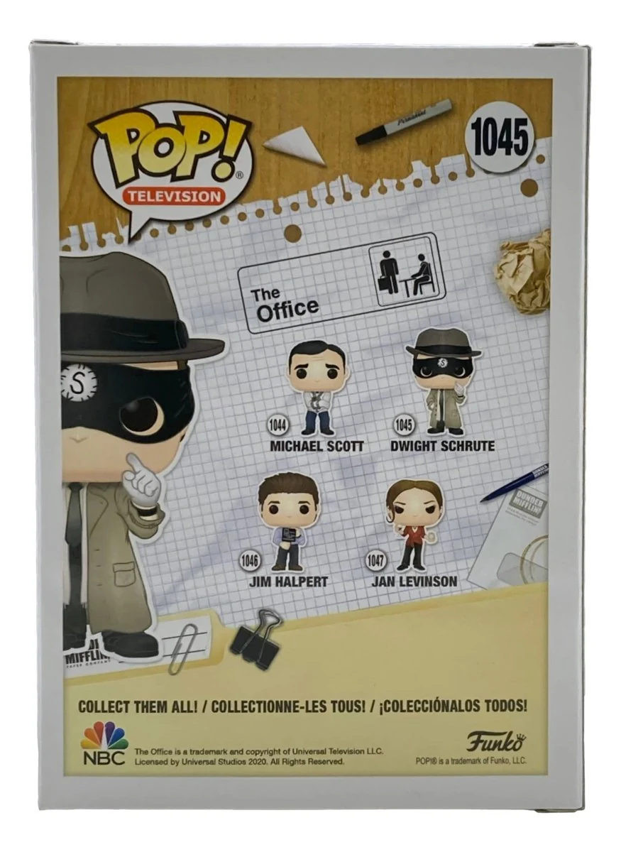 Rainn Wilson Signed The Office Dwight Schrute Funko Pop #1045 JSA ITP - Image 3