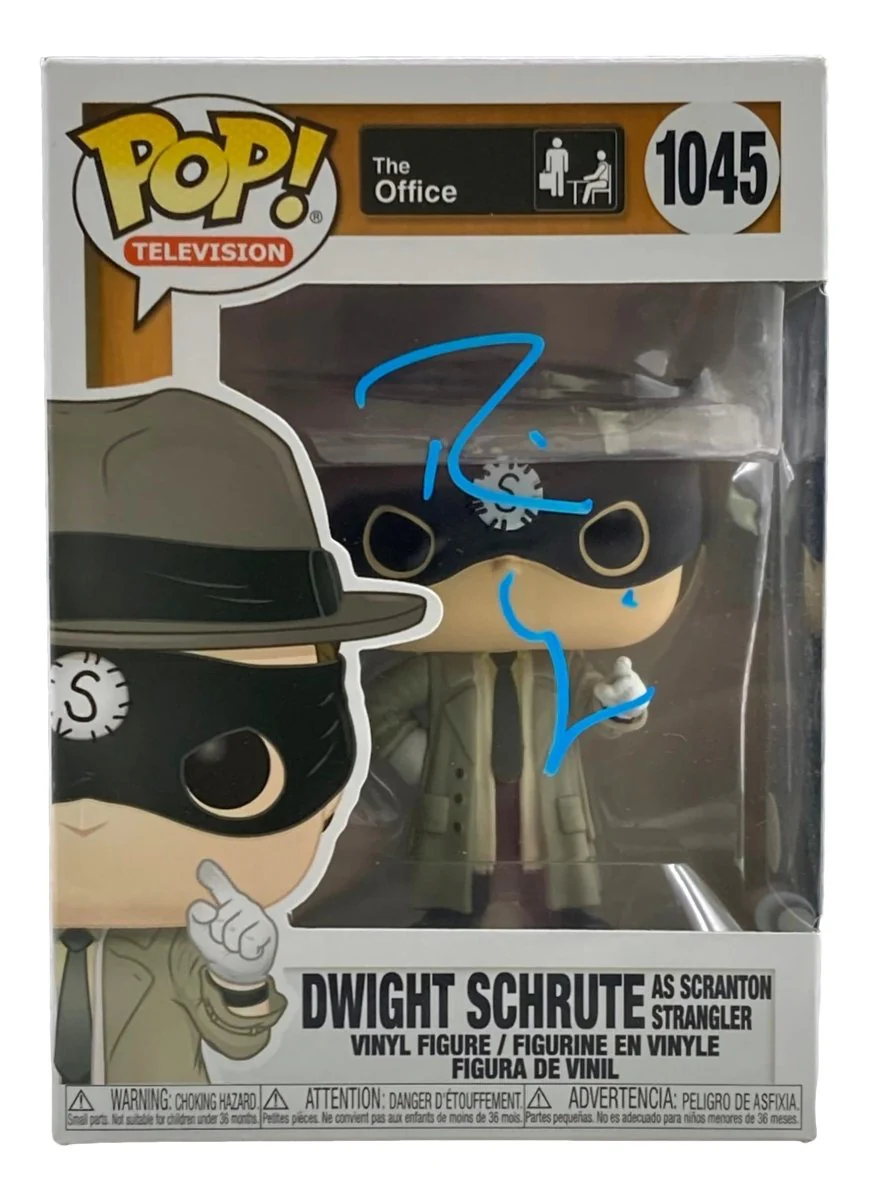 Rainn Wilson Signed The Office Dwight Schrute Funko Pop #1045 JSA ITP - Image 6