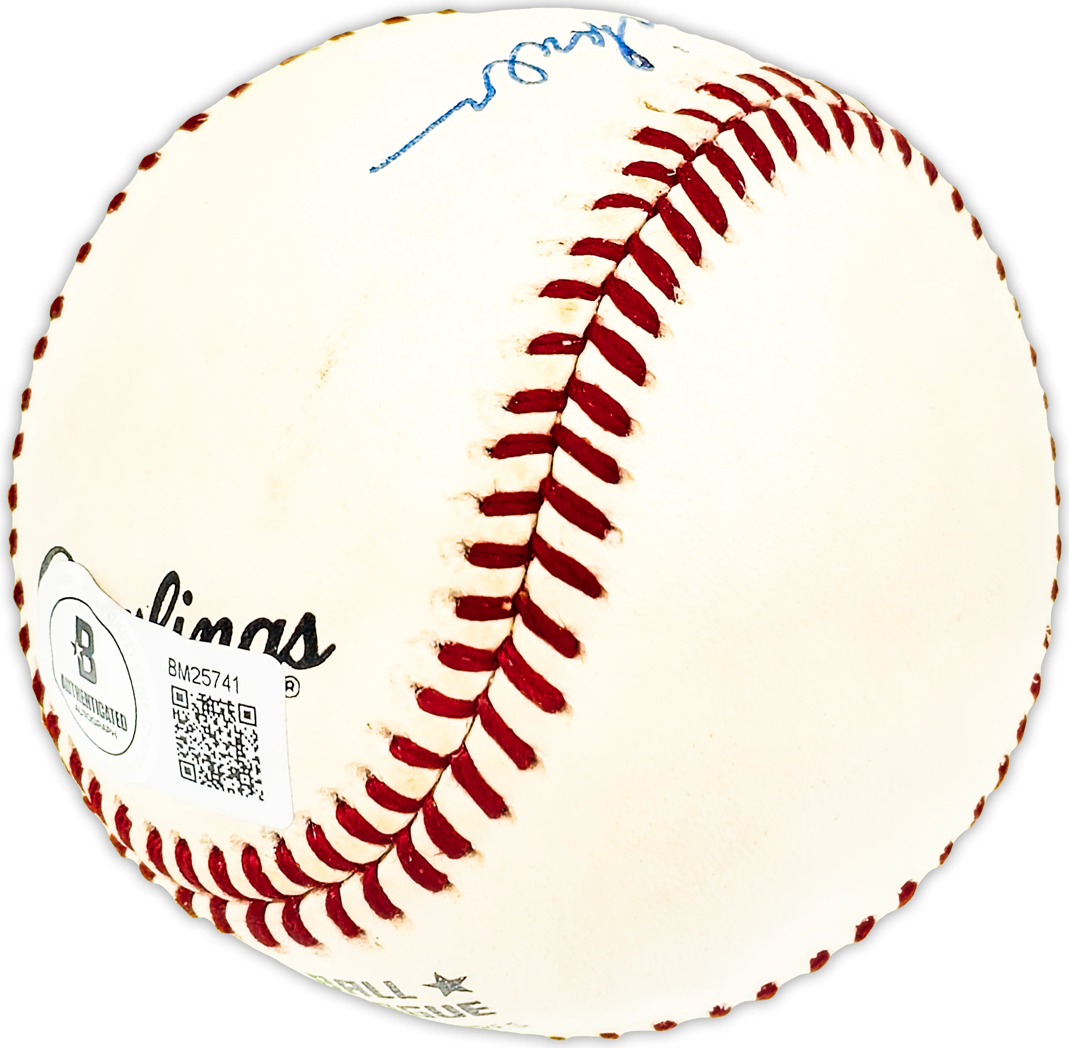 Ralph Brickner Autographed Official NL Baseball Boston Red Sox Beckett BAS QR #BM25741 - Image 3