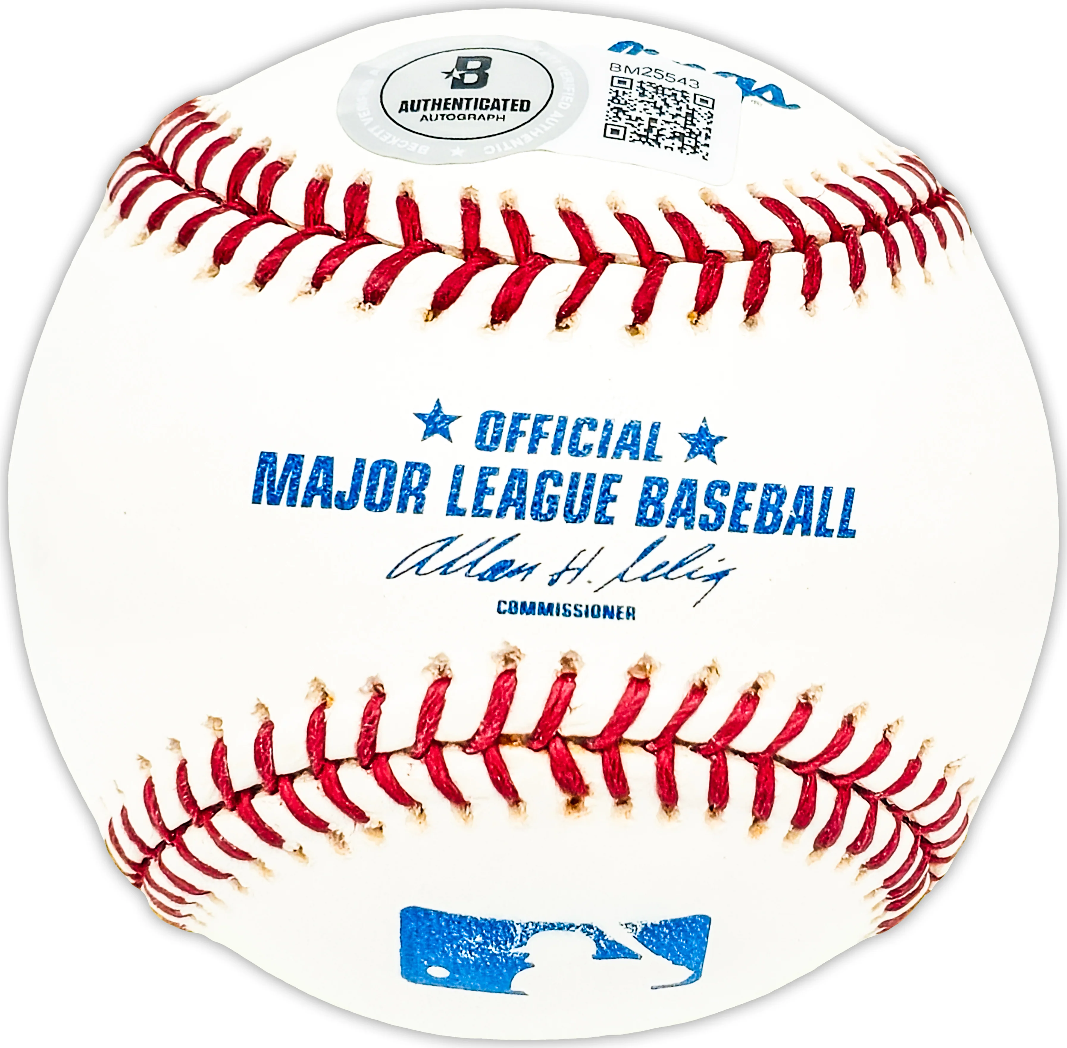 Ralph McLeod Autographed Official MLB Baseball Boston Bees Beckett BAS QR #BM25543 - Image 2