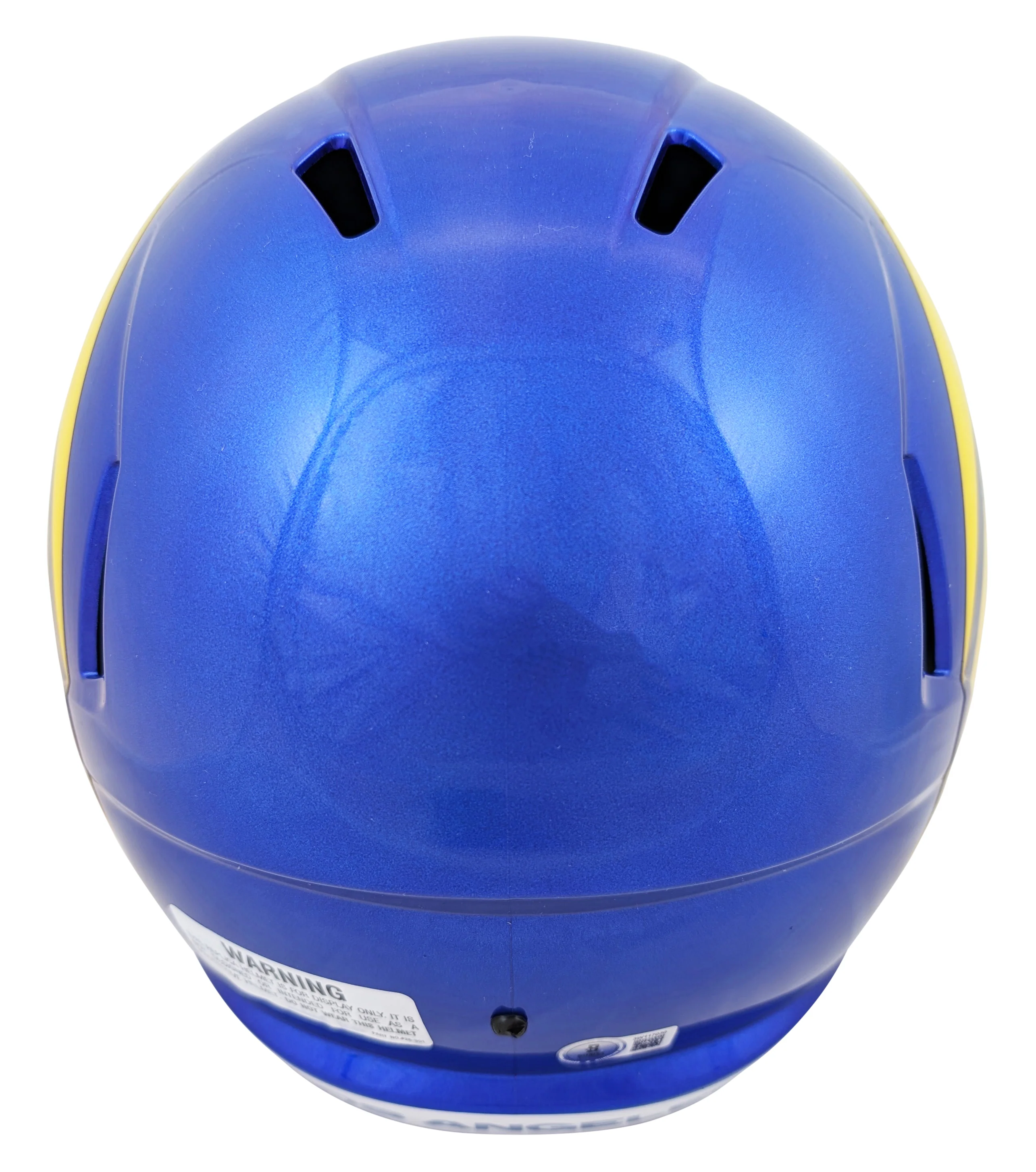 Rams Jared Verse & Braden Fiske Signed Full Size Speed Rep Helmet W/ Case BAS W - Image 4