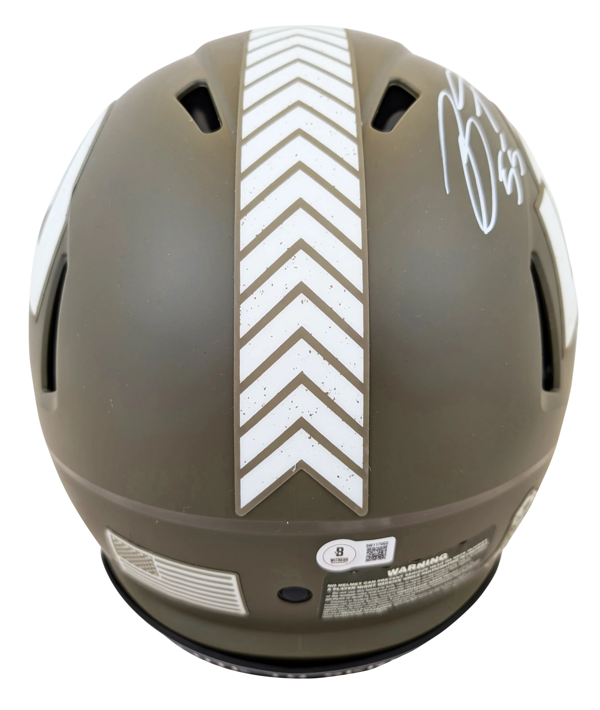 Rams Jared Verse & Braden Fiske Signed STS F/S Speed Proline Helmet W/ Case BAS - Image 4