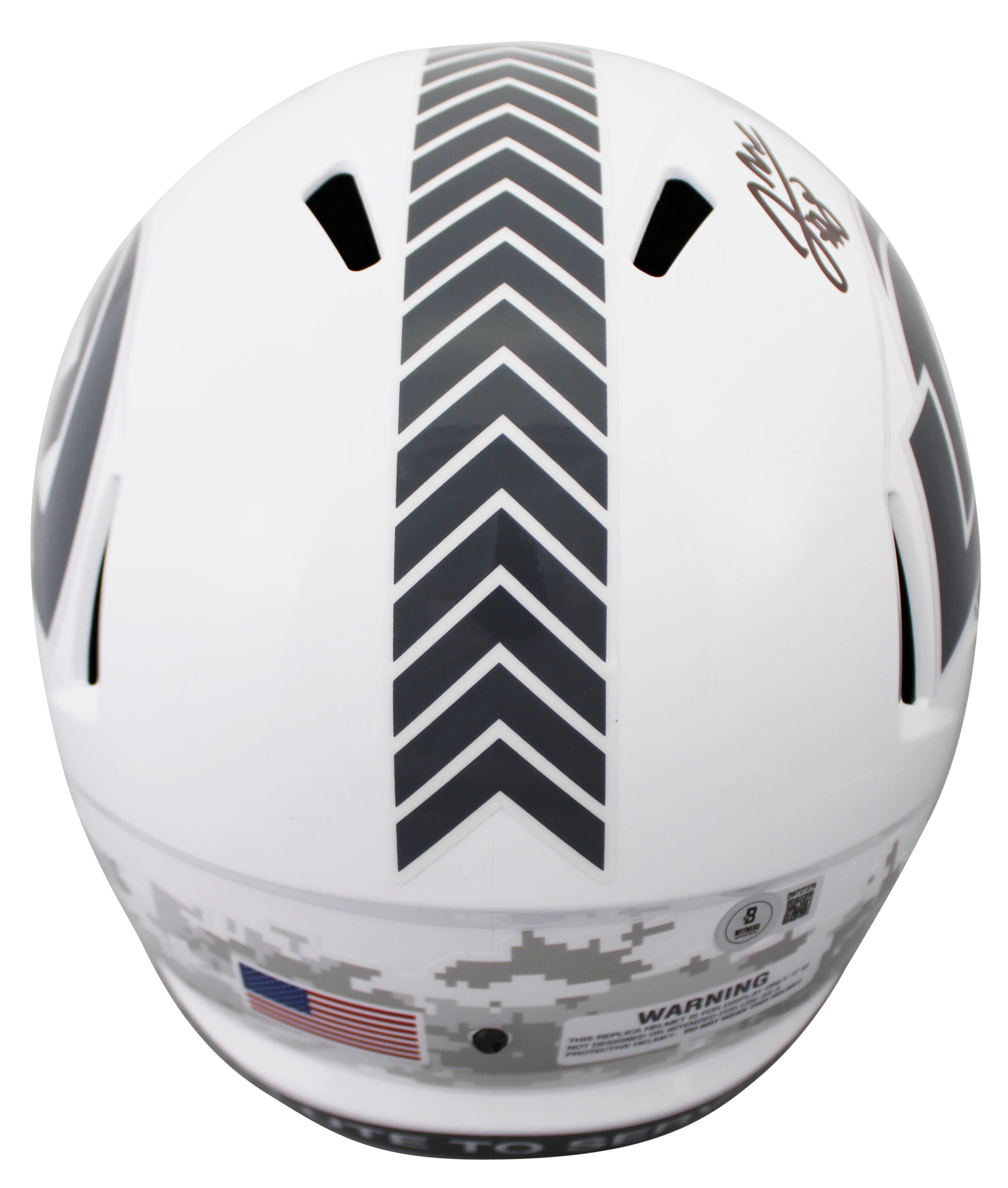 Rams Jared Verse Signed STS III Full Size Speed Rep Helmet W/ Case BAS Witnessed - Image 4
