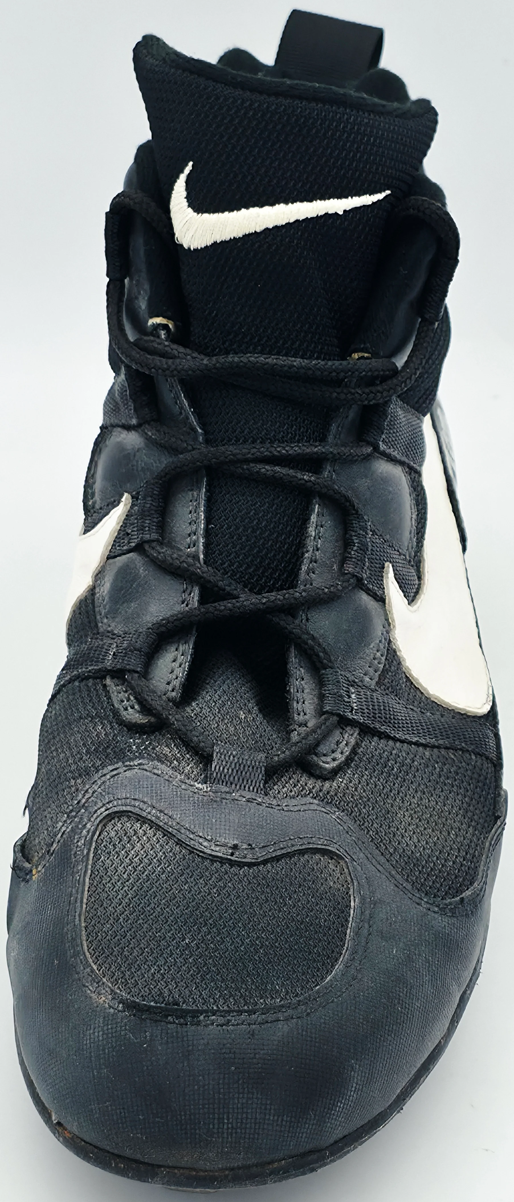 Randy Johnson Autographed Game Used Black Nike Cleat Seattle Mariners "#51" Big Unit Logo Size 13 Beckett BAS QR #BS30296 - Image 4