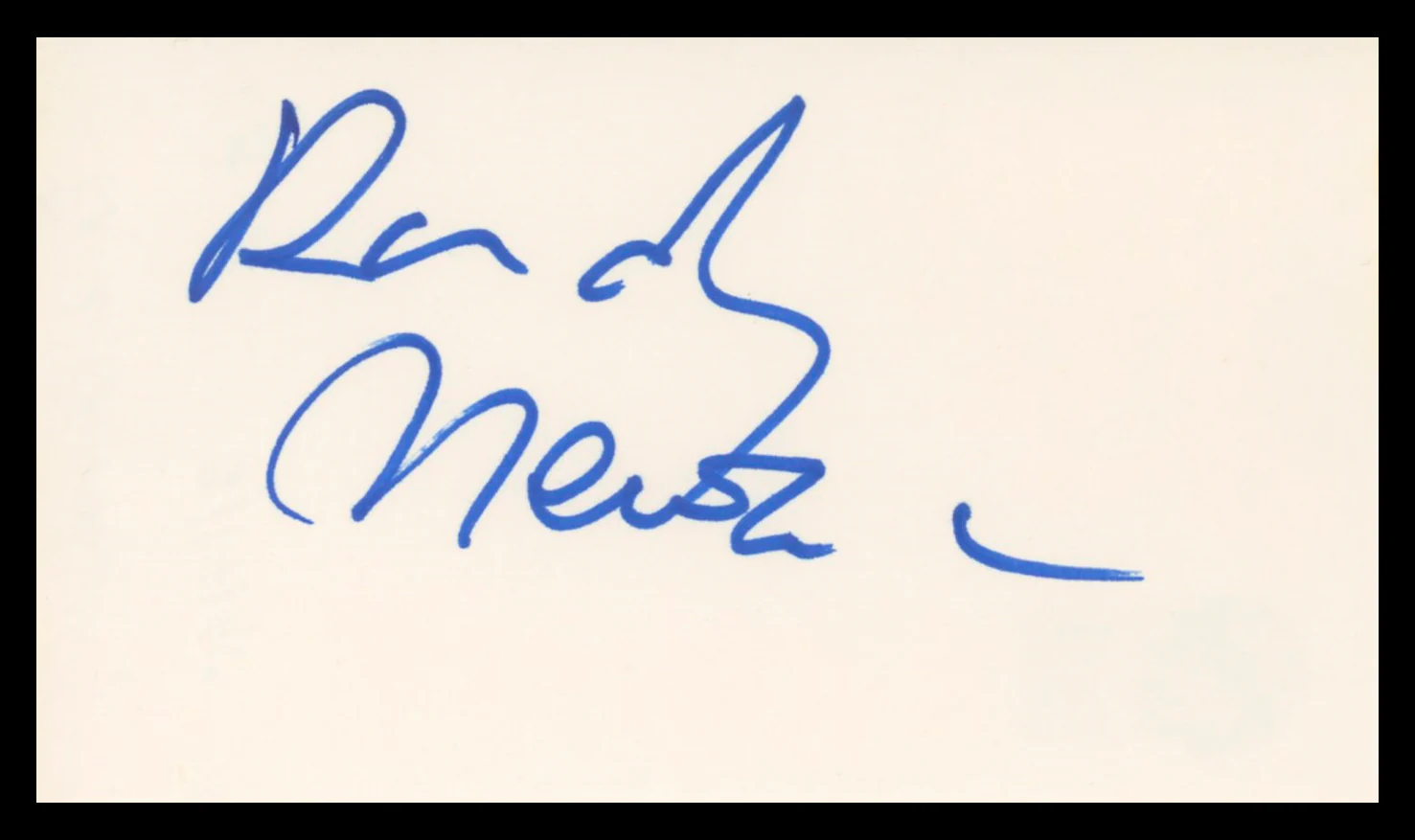 Randy Newman Toy Story Authentic Signed 3x5 Index Card BAS #BV04124