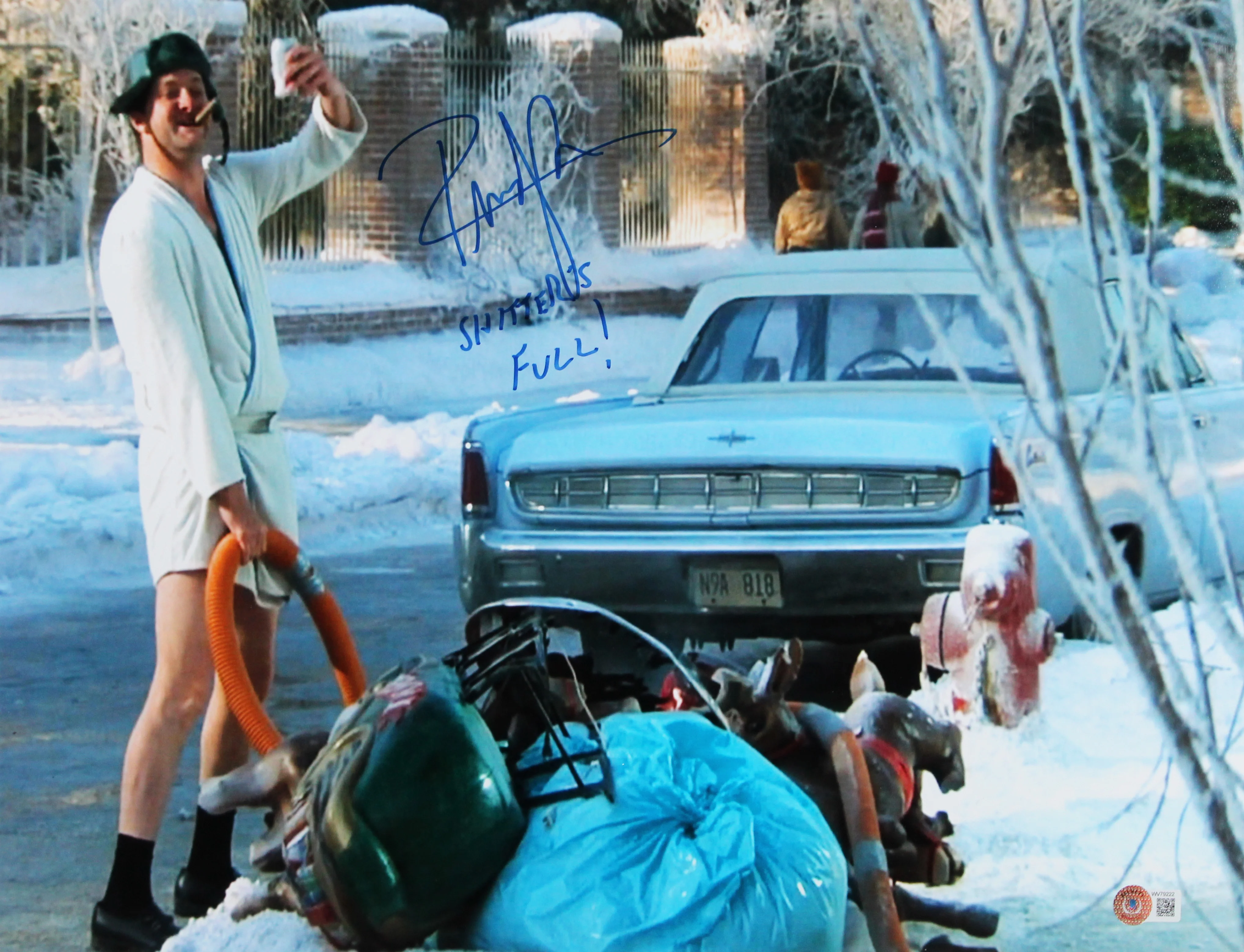 Randy Quaid Christmas Vacation "S******'s Full" Signed 16x20 Framed Photo BAS 2 - Image 3