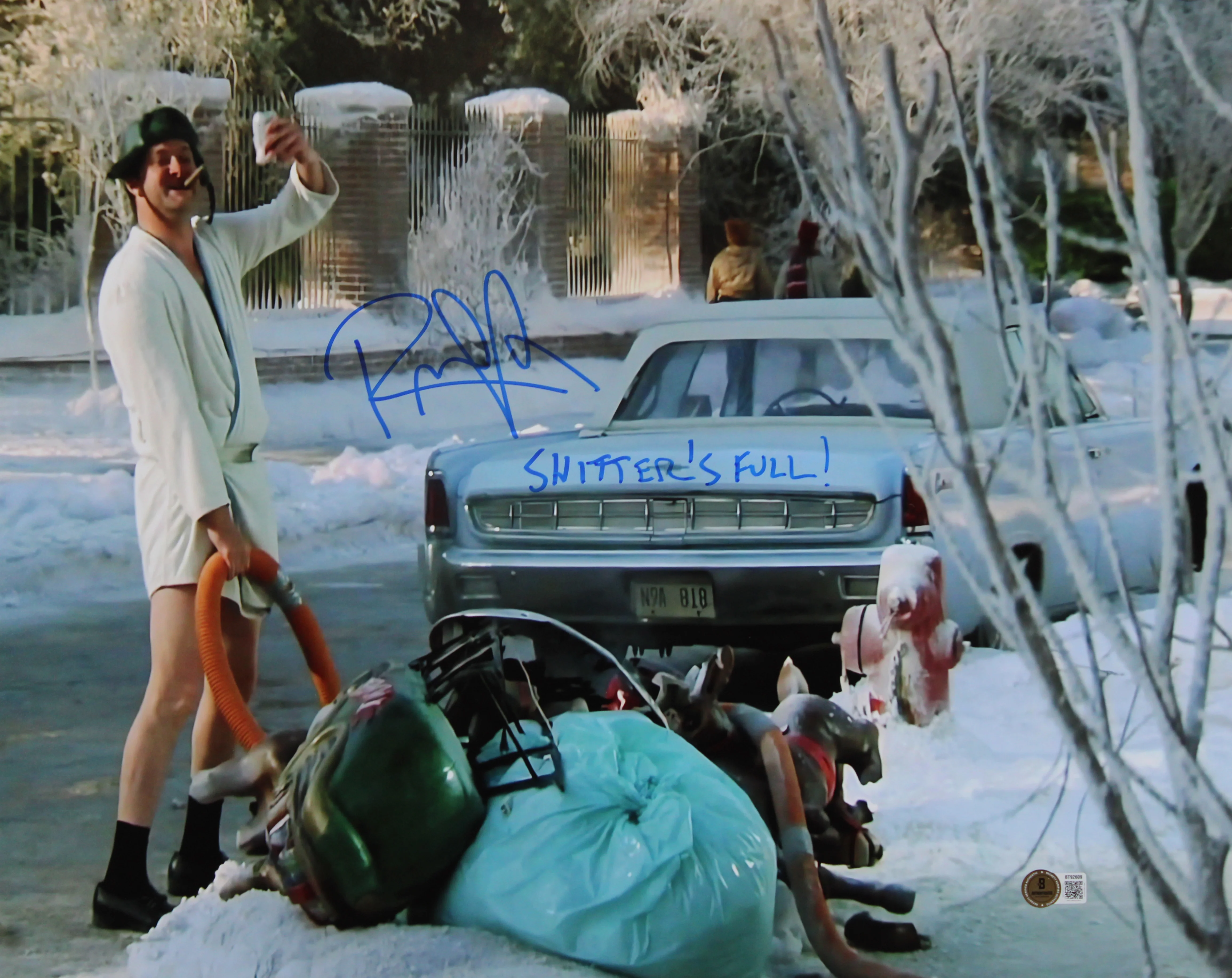 Randy Quaid Christmas Vacation "S******'s Full" Signed 16x20 Photo BAS 2 - Image 2