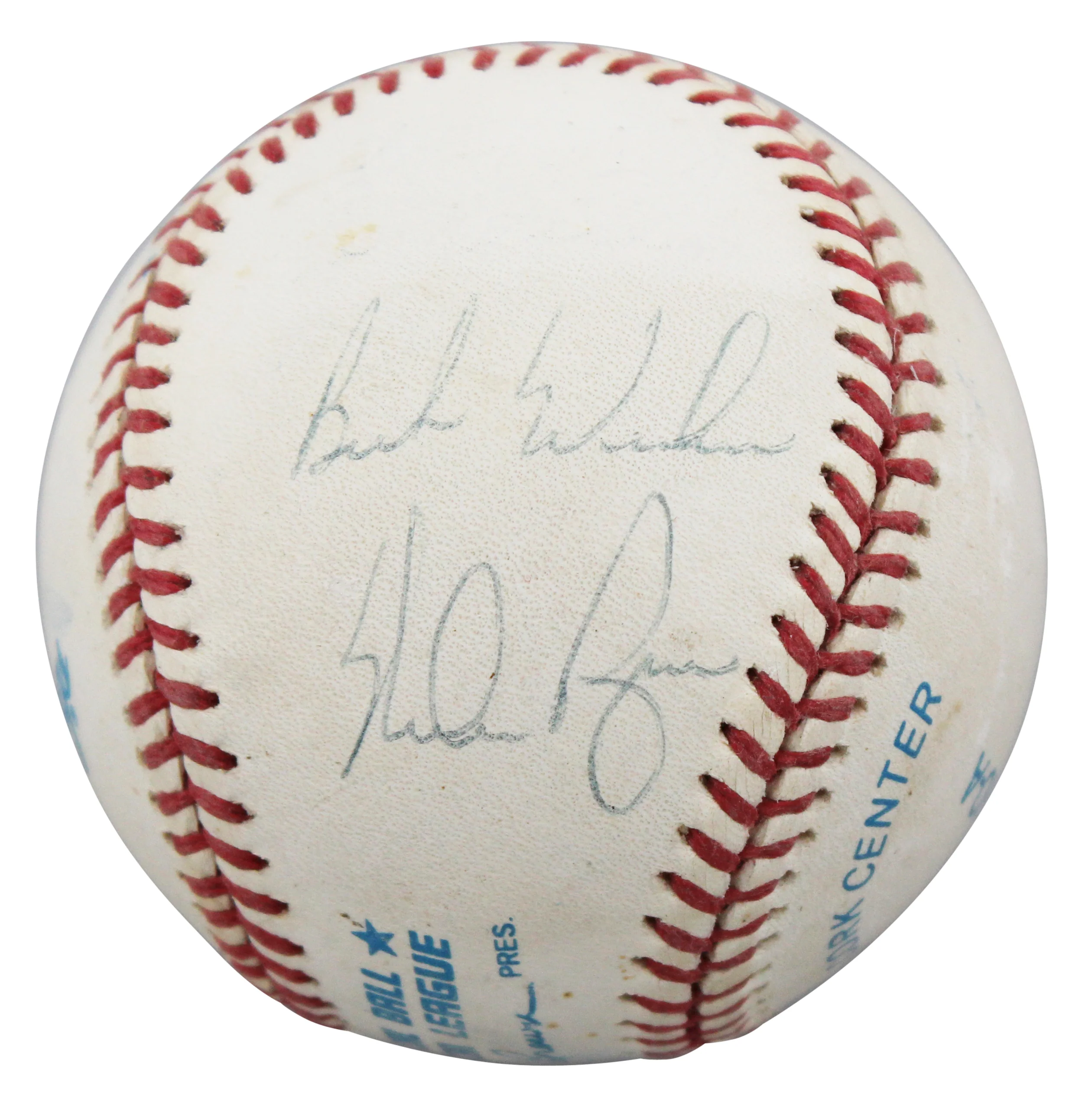 Rangers Nolan Ryan "Best Wishes" Authentic Signed OAL Baseball BAS #BU64228 - Image 3