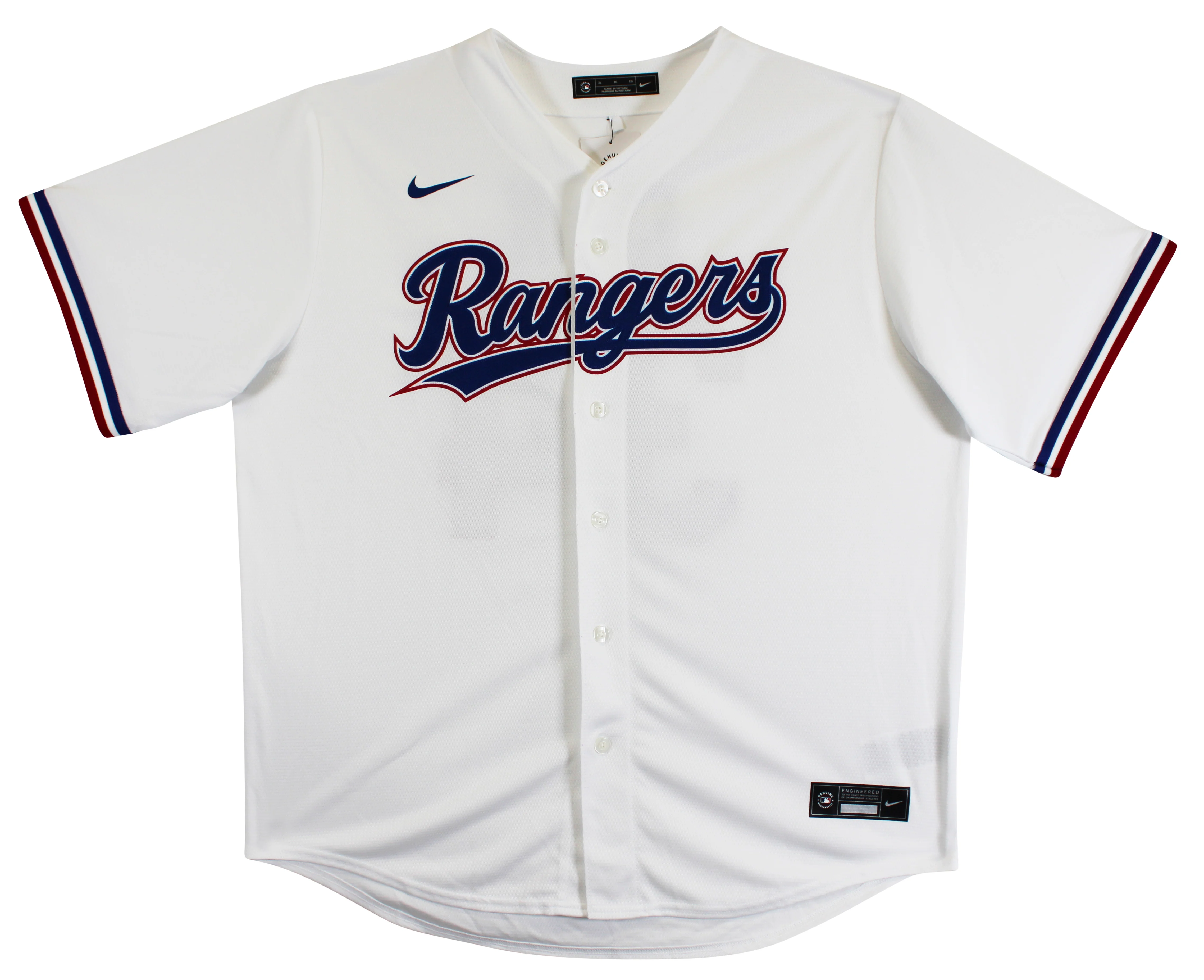 Rangers Nolan Ryan HOF 99 Authentic Signed White NIke Jersey Autographed BAS - Image 5