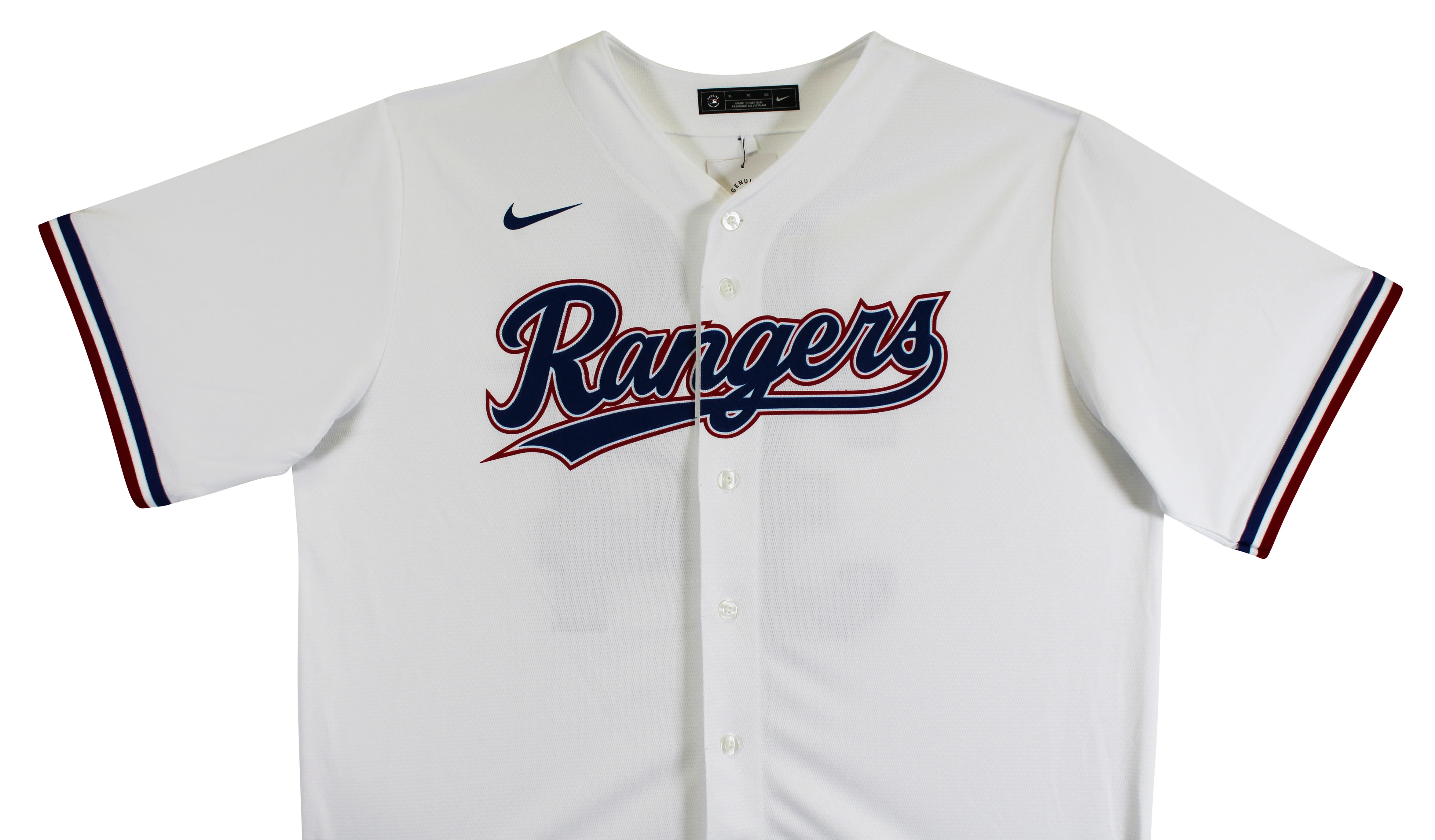 Rangers Nolan Ryan HOF 99 Authentic Signed White NIke Jersey Autographed BAS - Image 6