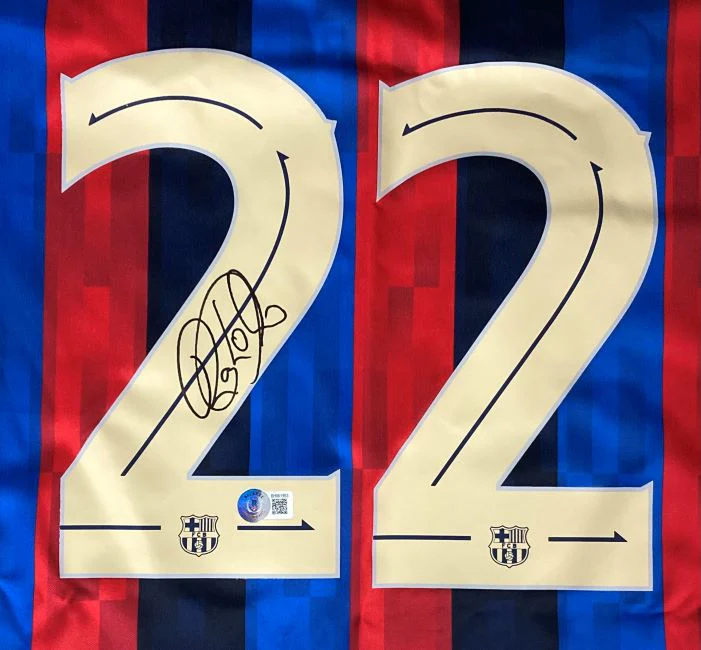 Raphina Signed Barcelona Nike Soccer Jersey BAS - Image 2