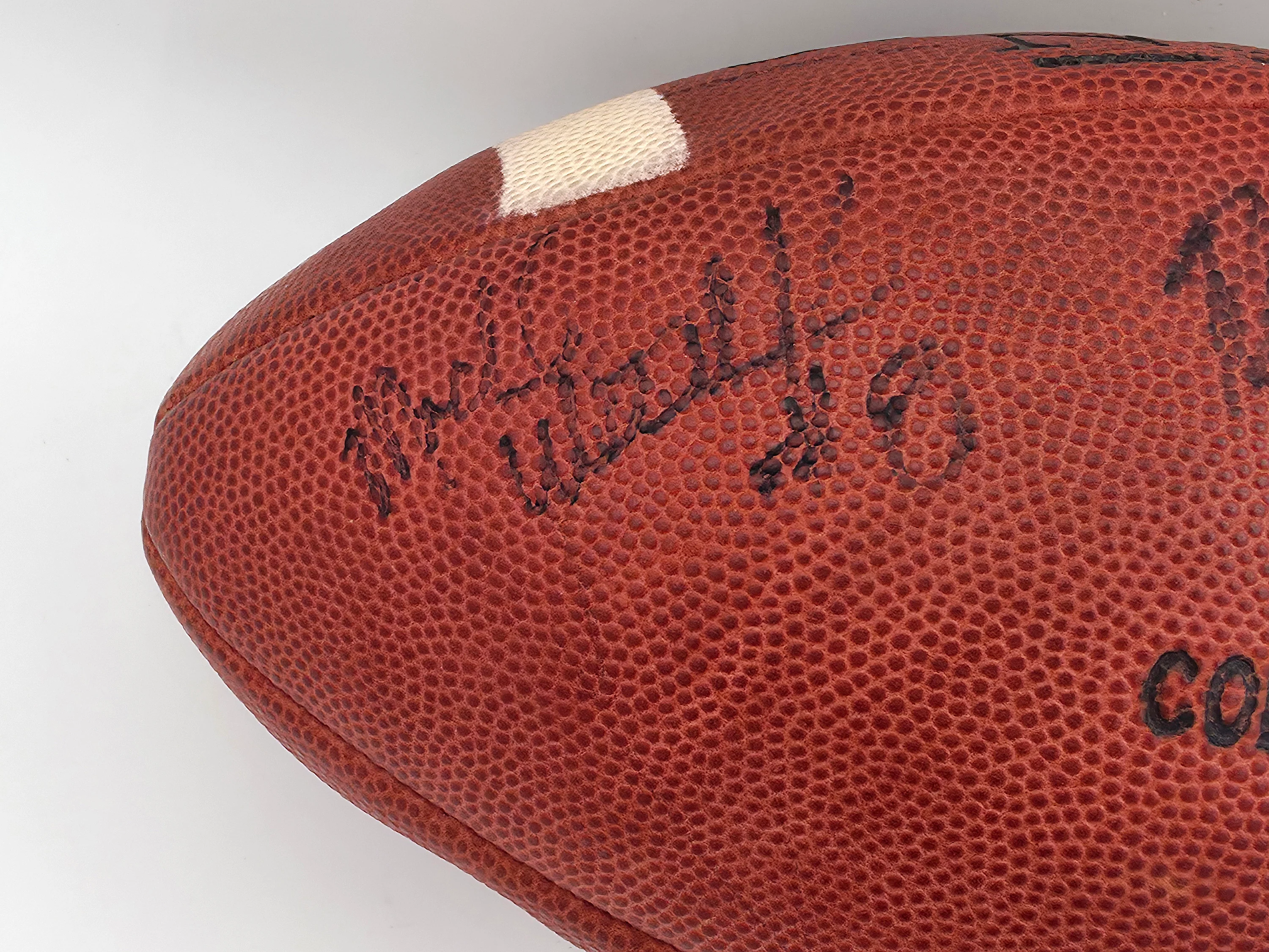 Rashaan Salaam, Kordell Stewart & Michael Westbrook Autographed Official NCAA Leather Football 1994 Colorado Buffaloes (Flat) Beckett BAS #AC85090 - Image 4