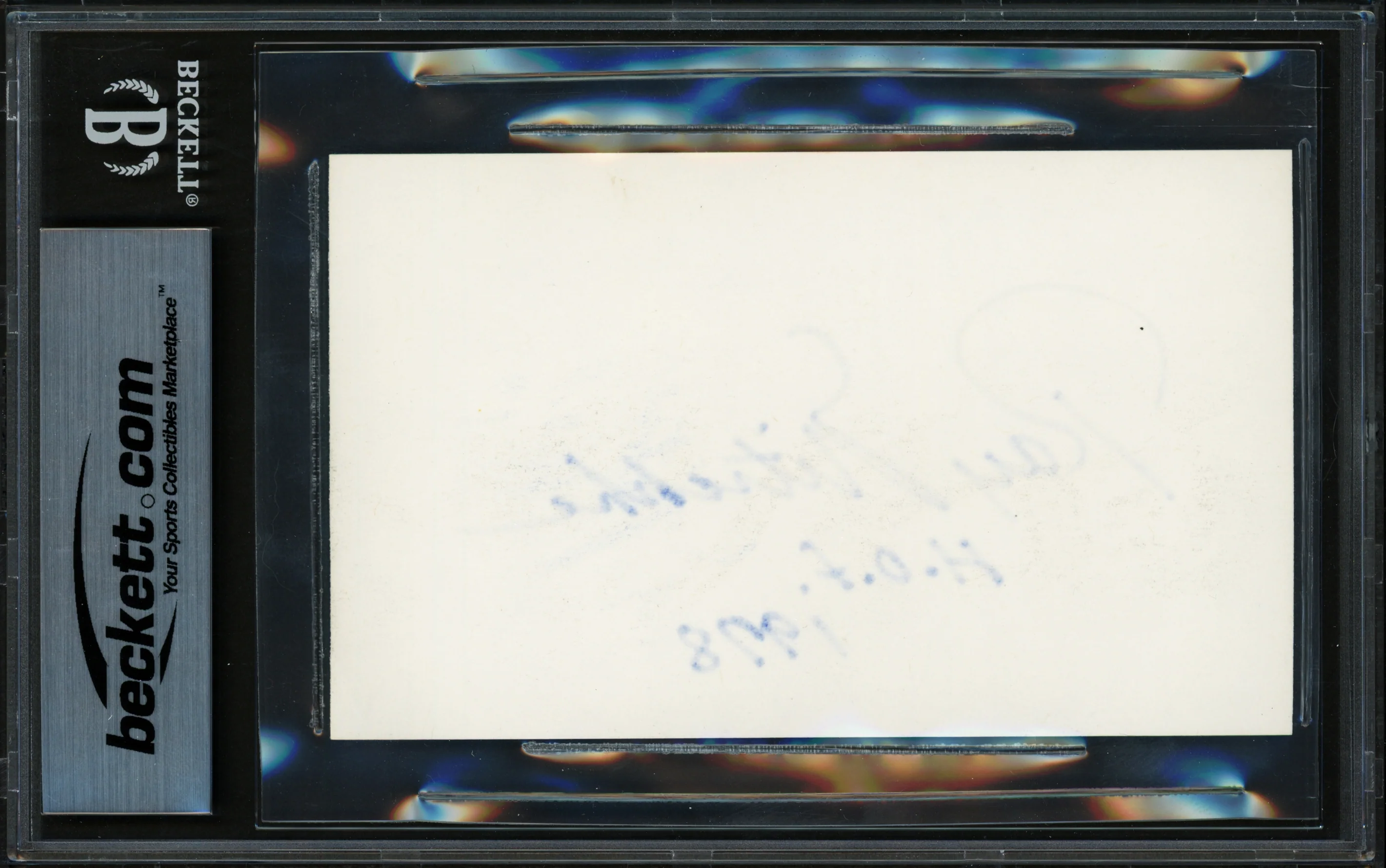 Ray Nitschke Autographed 3x5 Index Card Green Bay Packers "HOF 1978" Beckett BAS #17402441 - Image 2