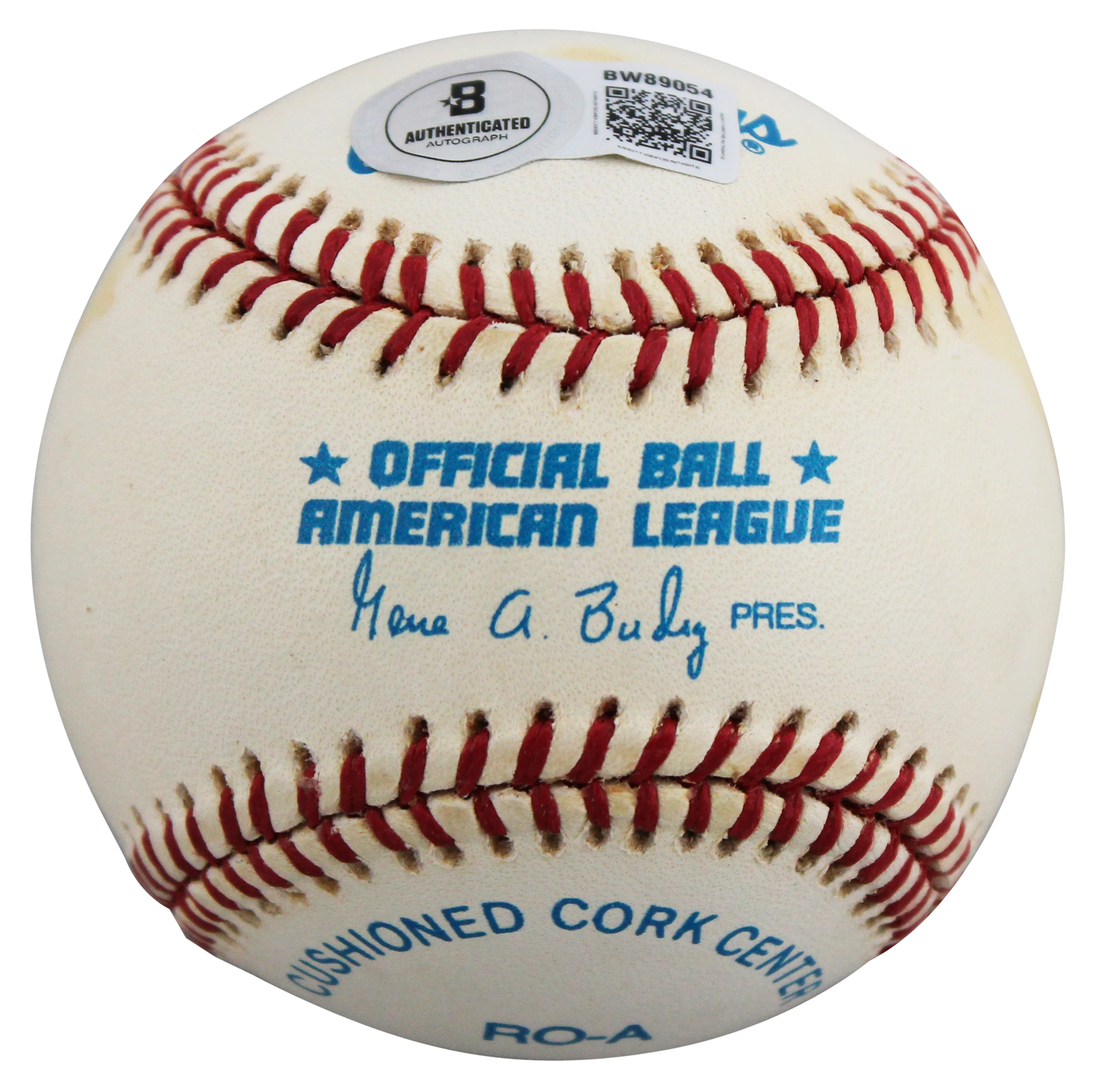 Red Sox Bobby Doerr Authentic Signed Gene Budig OAL Baseball BAS #BW89054 - Image 8