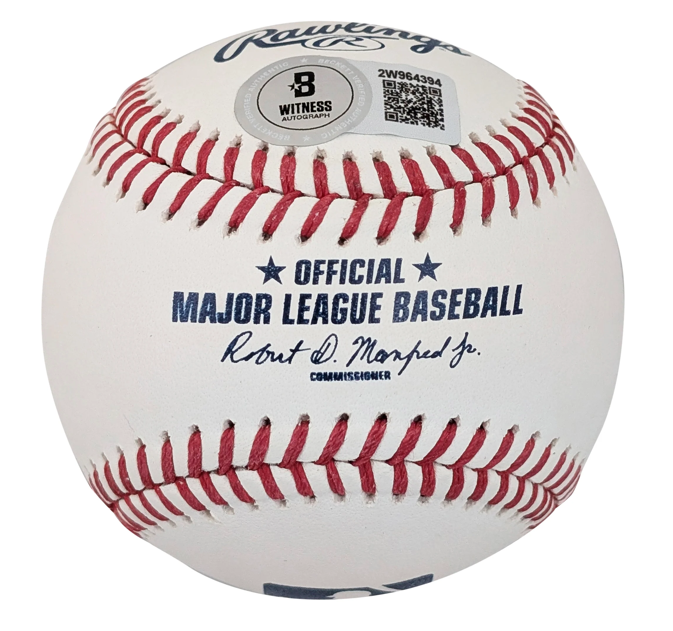 Red Sox David Ortiz Authentic Signed Oml Baseball W/ Case BAS Witnessed - Image 5