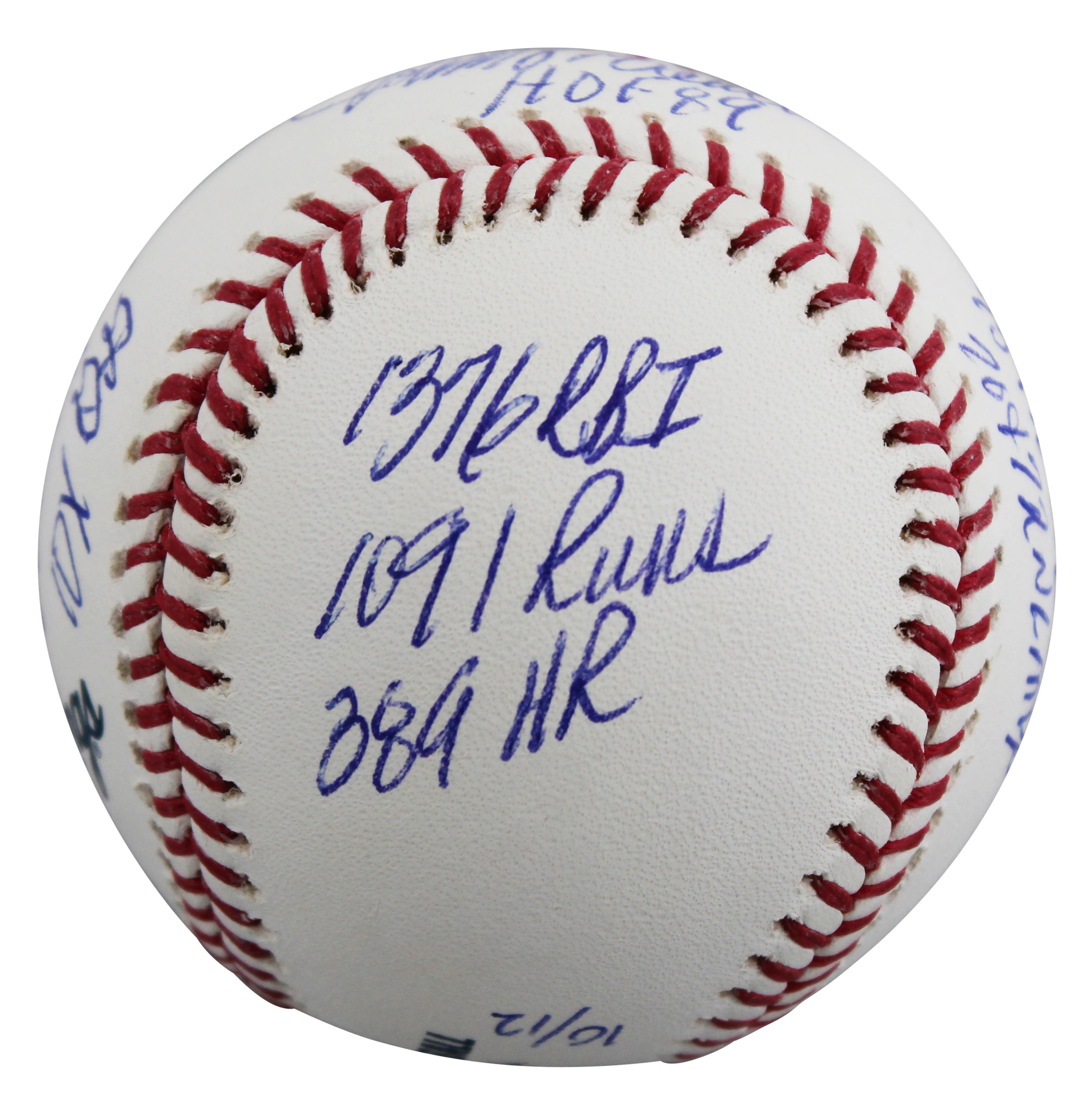 Reds Johnny Bench "Career Stat" Signed Oml LE #10/12 Baseball Fanatics #A673181 - Image 7