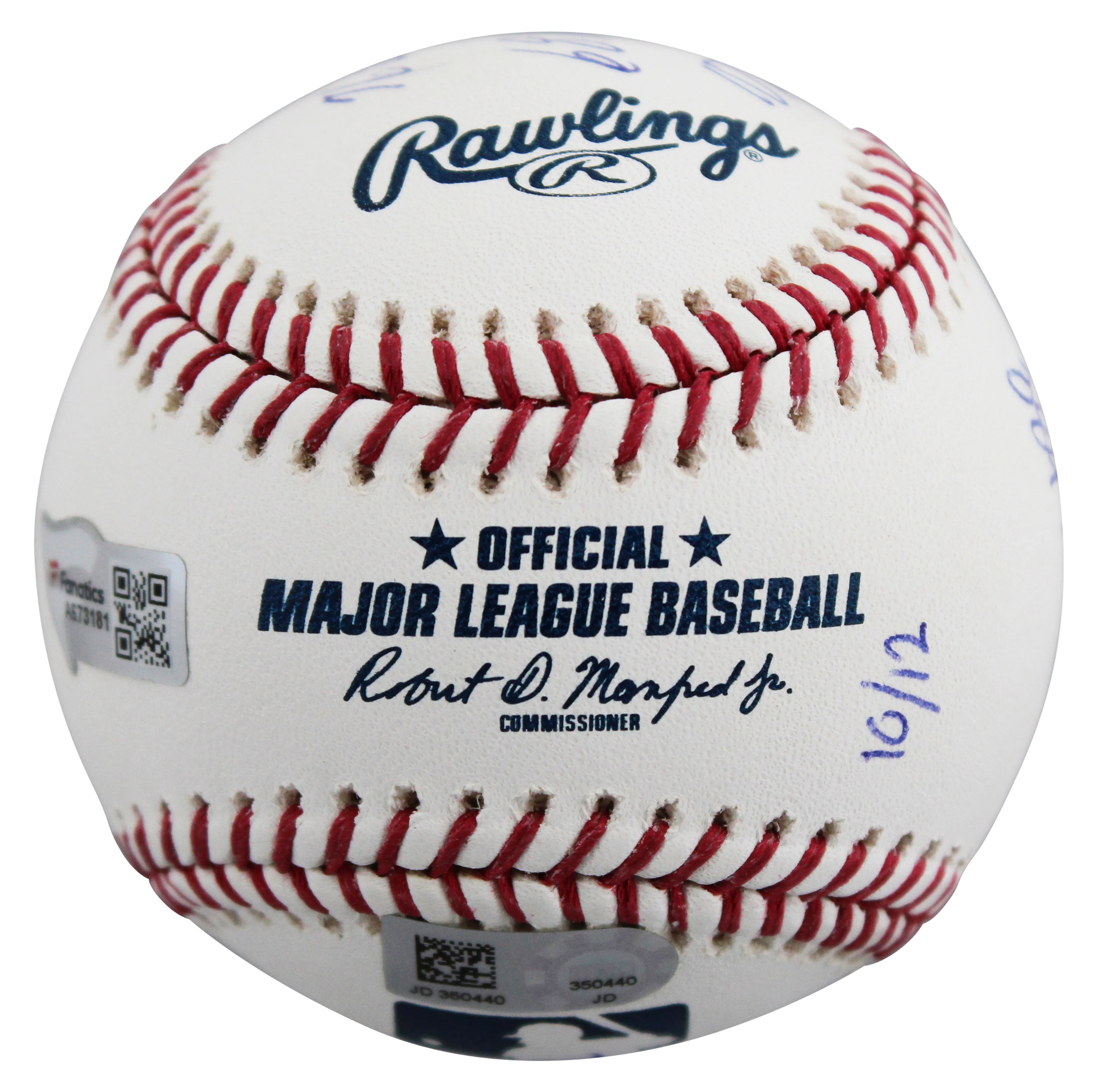 Reds Johnny Bench "Career Stat" Signed Oml LE #10/12 Baseball Fanatics #A673181 - Image 8