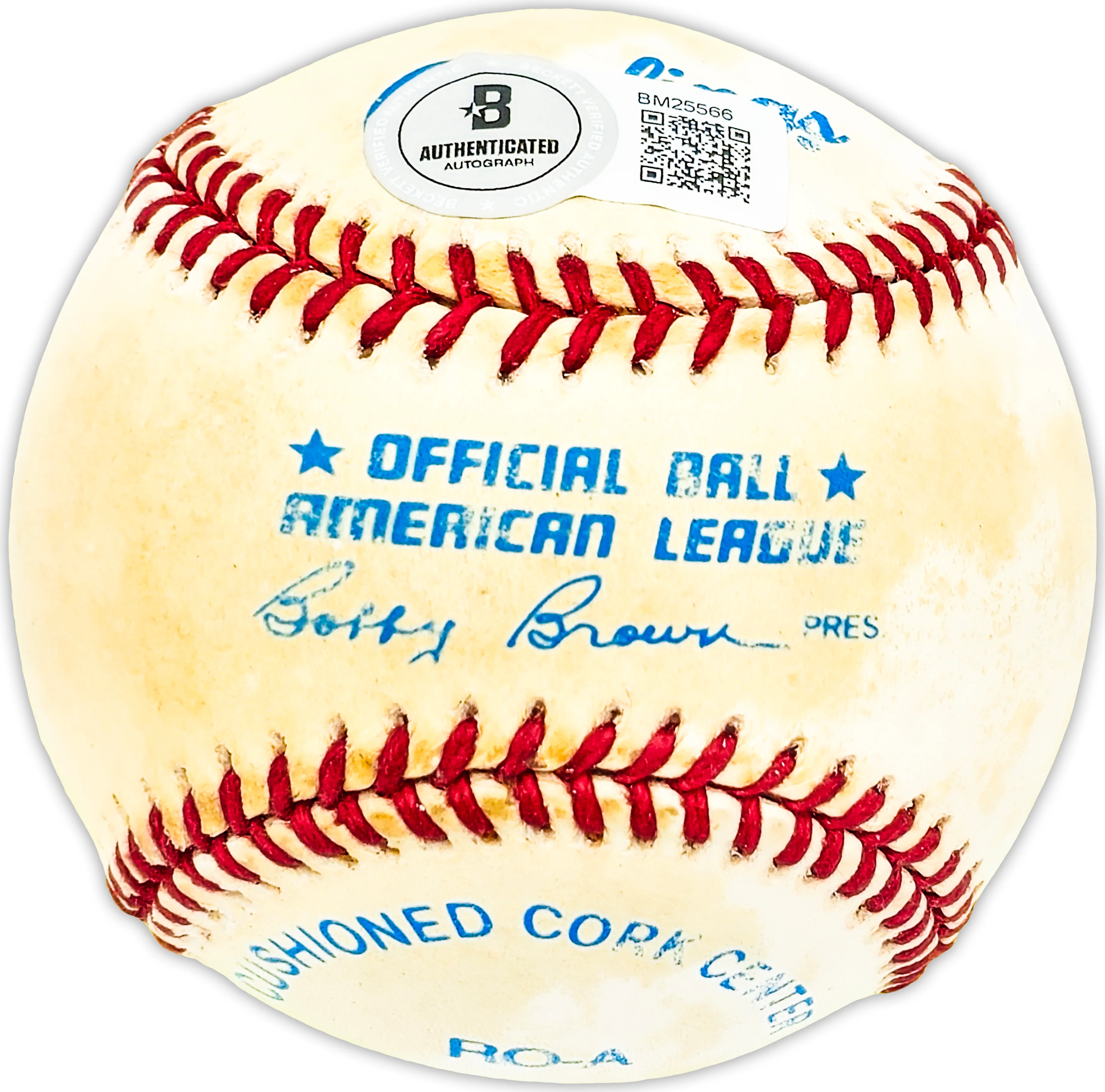 Rennie Stennett Autographed Official AL Baseball Pittsburgh Pirates Beckett BAS QR #BM25566 - Image 2