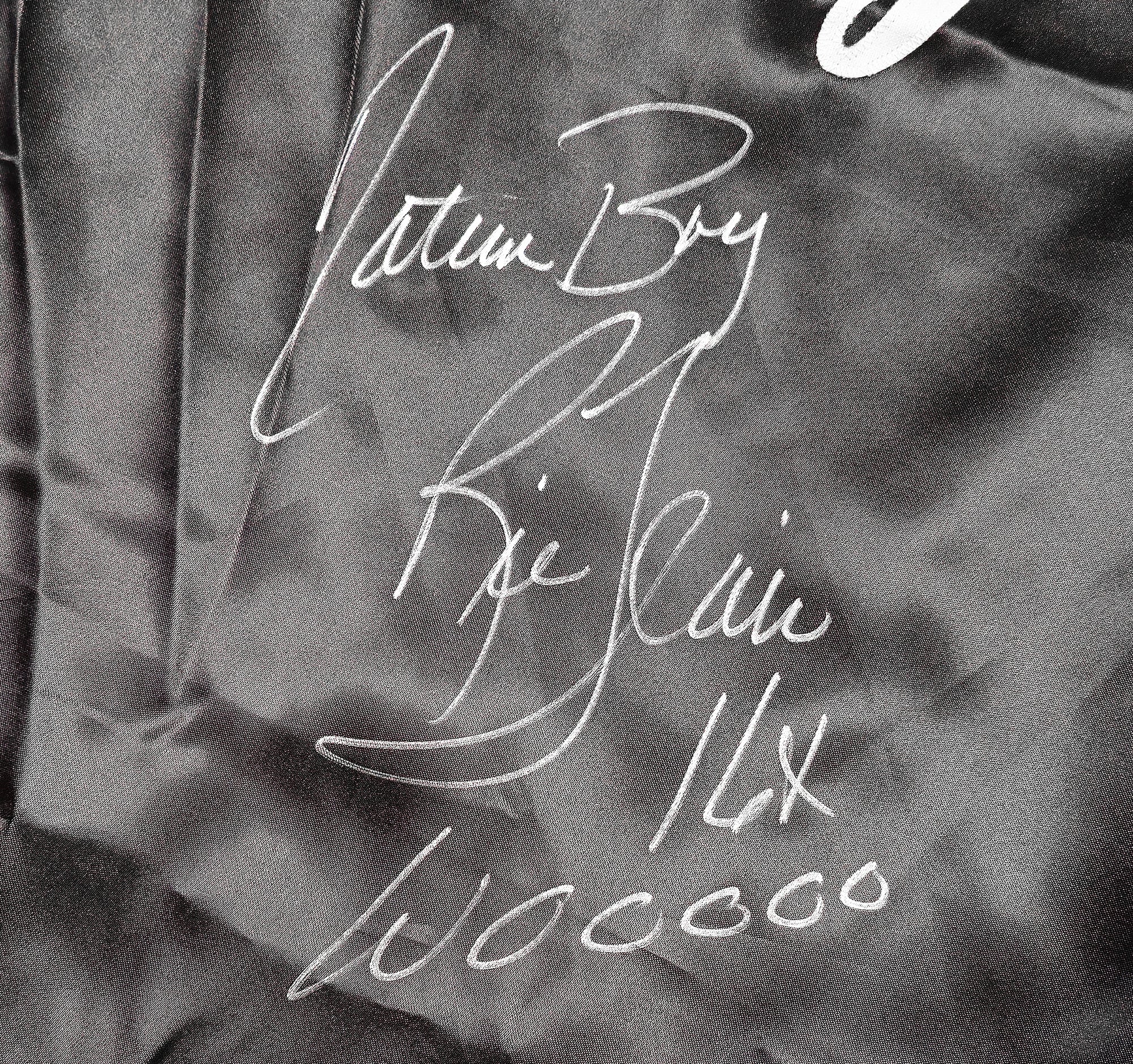 Ric Flair Autographed Black Wrestling Robe "Nature Boy, 16x & Wooooo" PSA/DNA Stock #227979 - Image 2