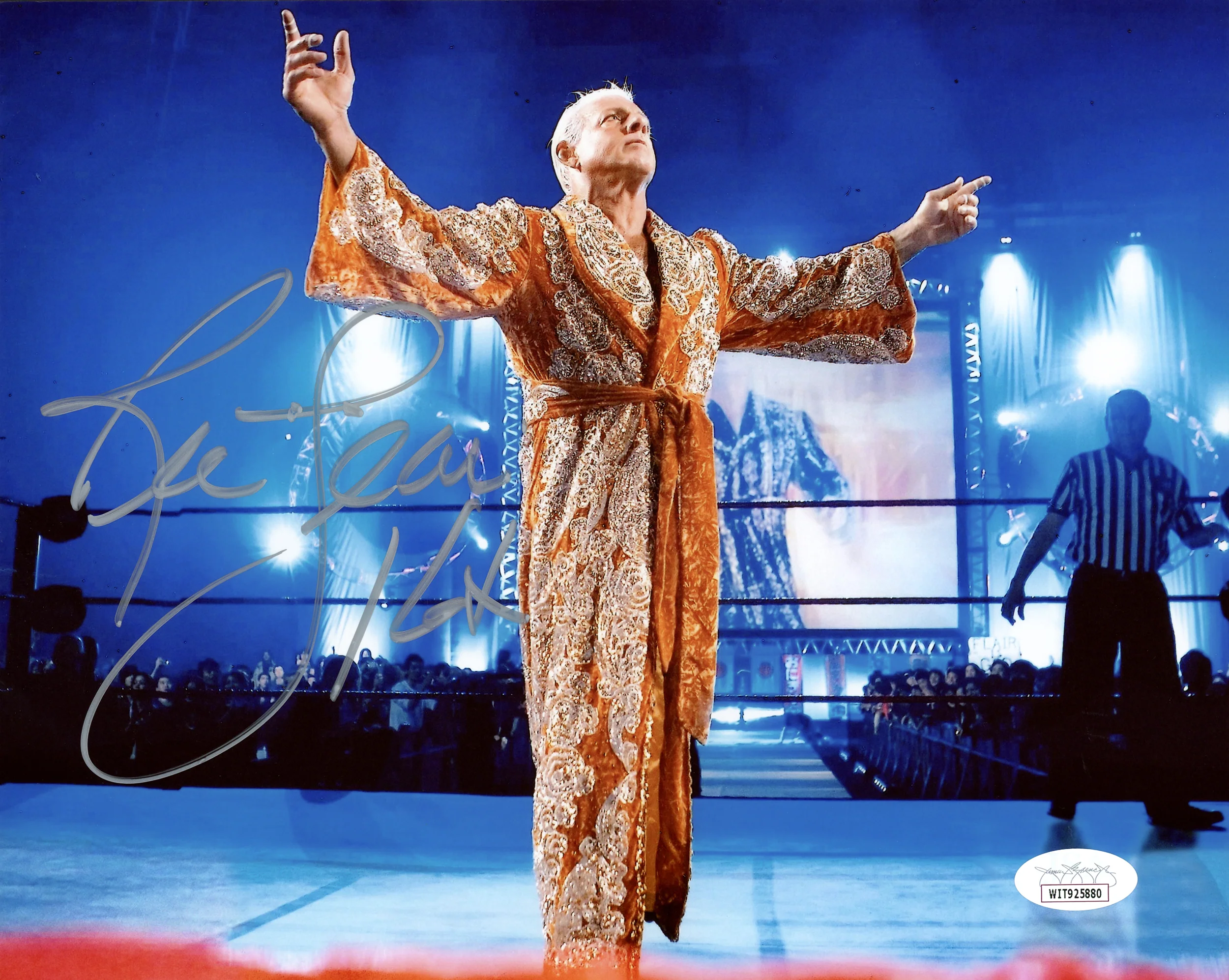 Ric Flair Autographed Framed 8x10 Photo "16x" JSA Stock #206935 - Image 2