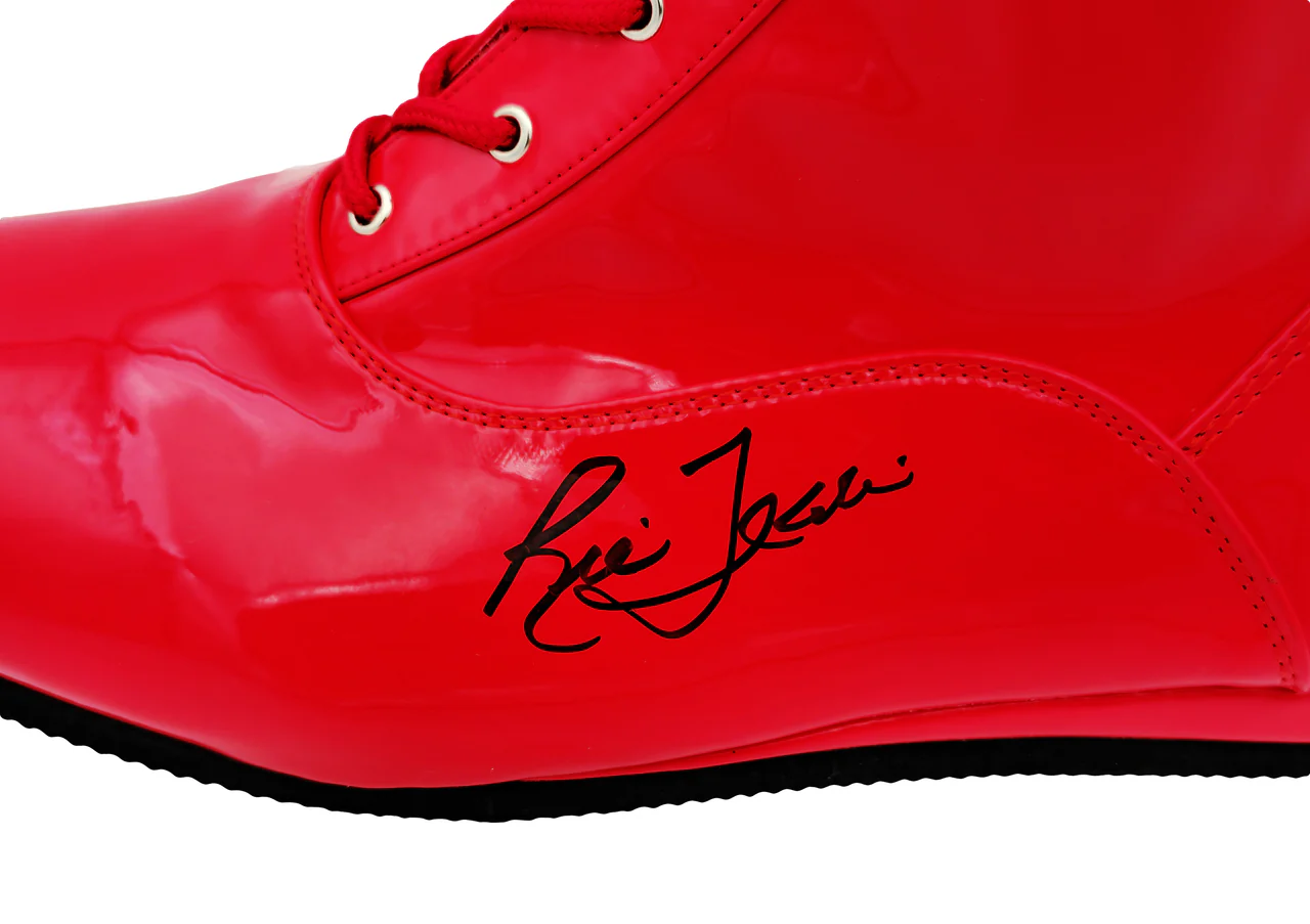 Ric Flair Autographed Red Left Footed Boot WWE JSA Stock #228117 - Image 2