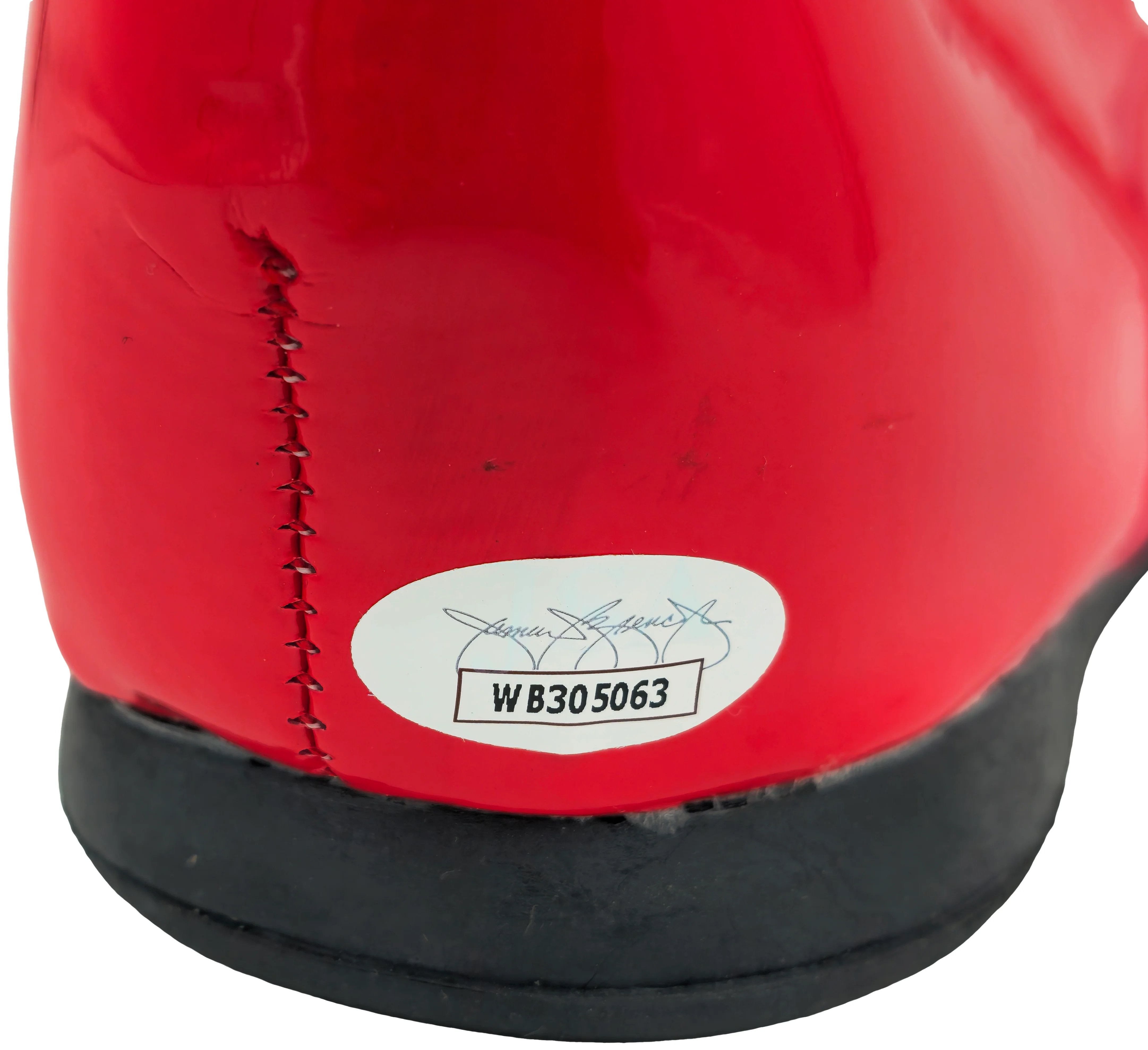 Ric Flair Autographed Red Right Footed Boot WWE "16x" JSA Stock #228116 - Image 5