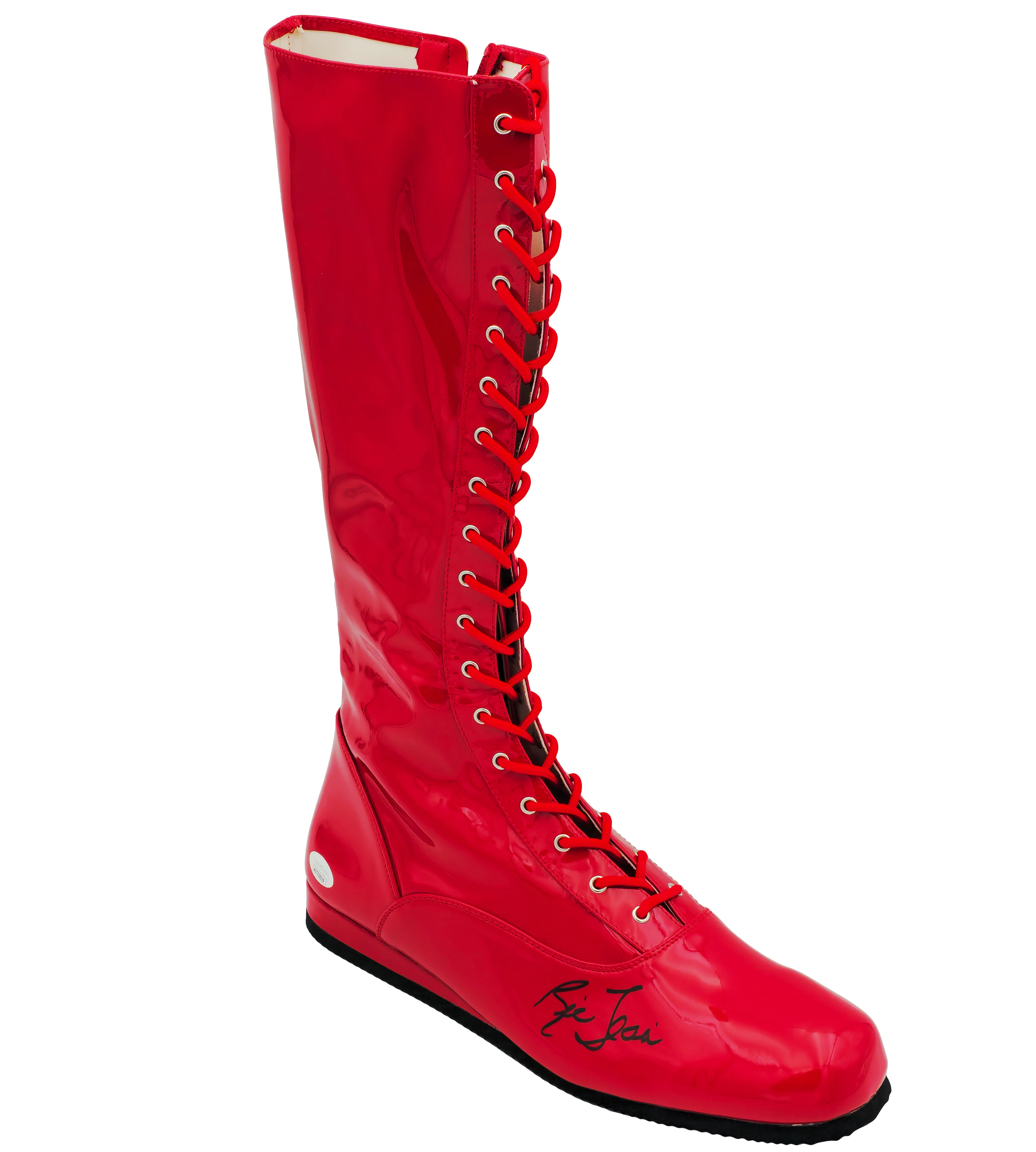Ric Flair Autographed Red Right Footed Boot WWE JSA Stock #228114