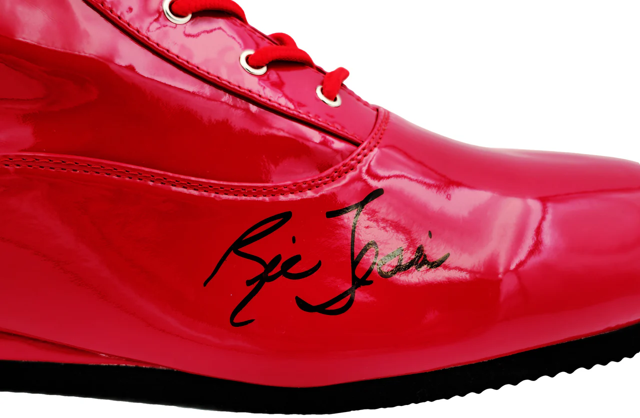 Ric Flair Autographed Red Right Footed Boot WWE JSA Stock #228114 - Image 2