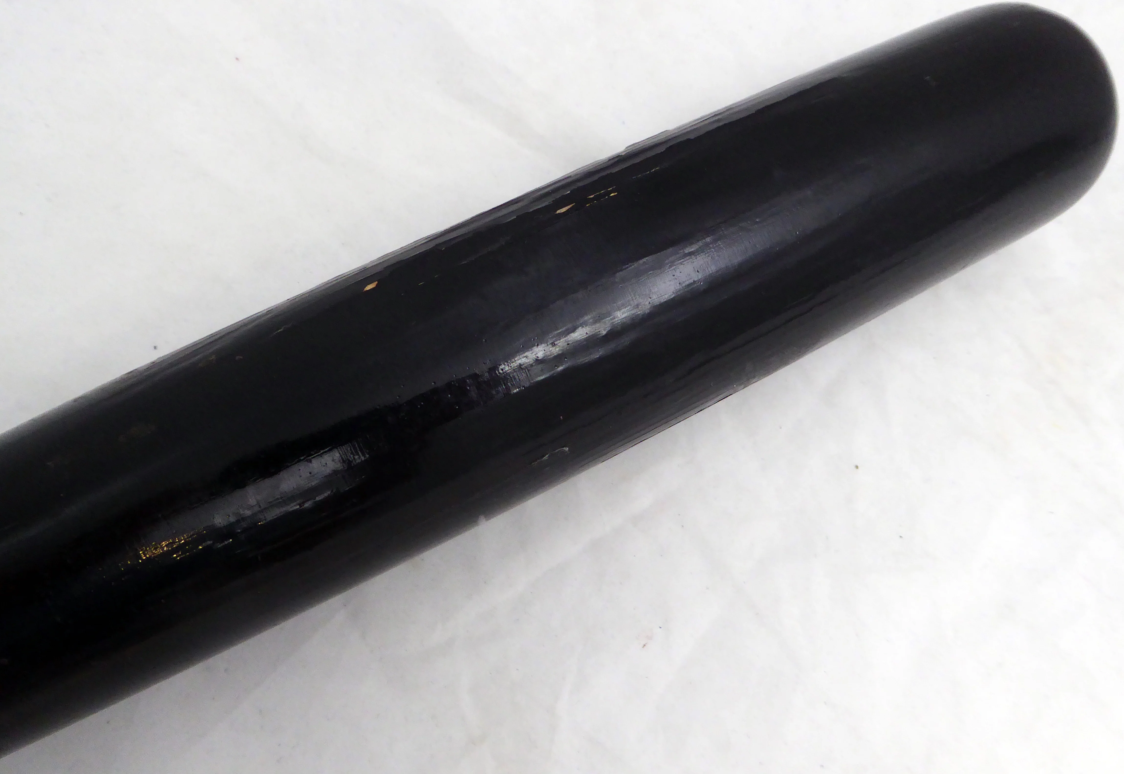 Rich Amaral Autographed Black Louisville Slugger P89 Game Used Bat Seattle Mariners Cracked SKU #214055 - Image 5