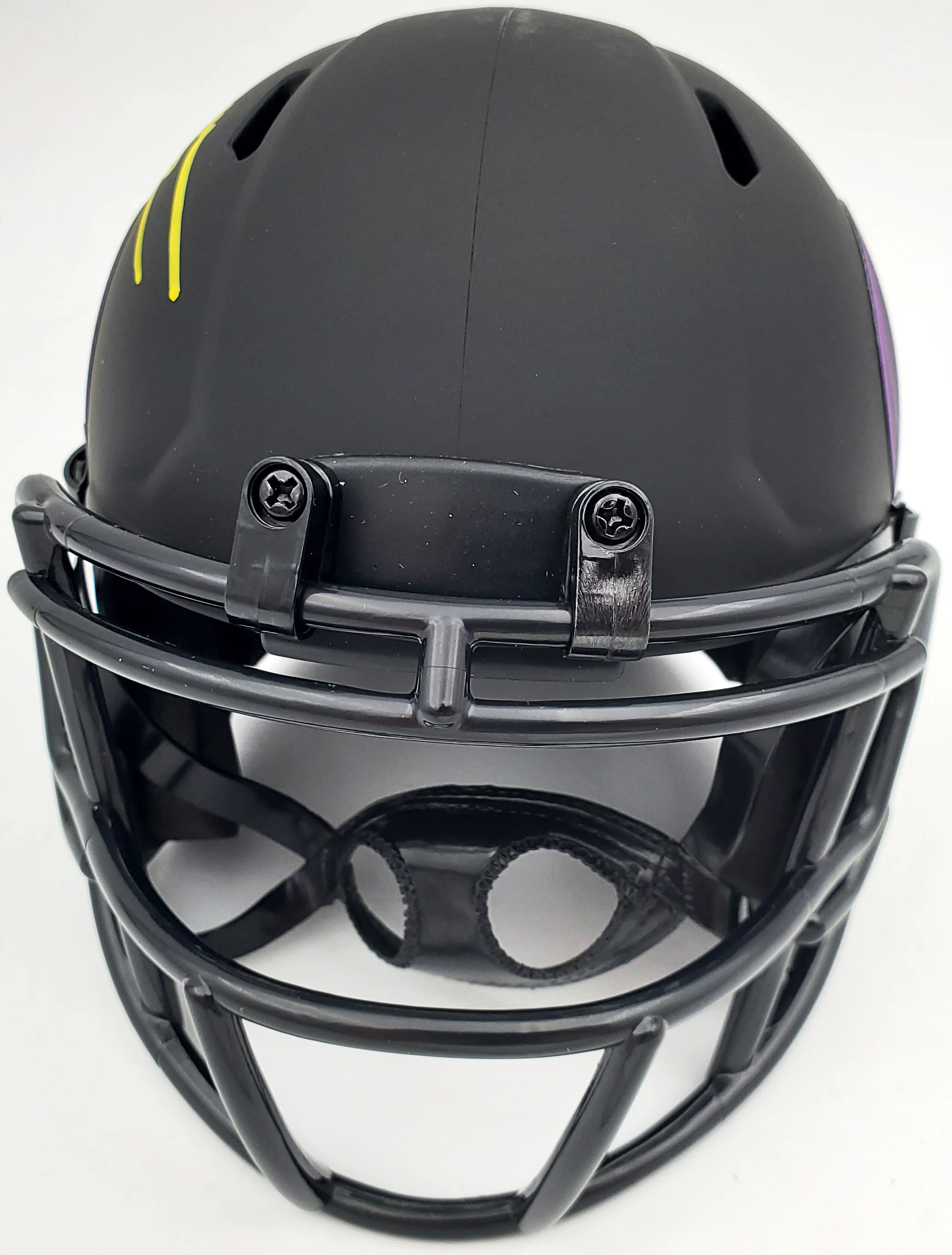 Rich Gannon Autographed Minnesota Vikings Eclipse Black Speed Mini Helmet Beckett BAS Stock #190033 - Image 5