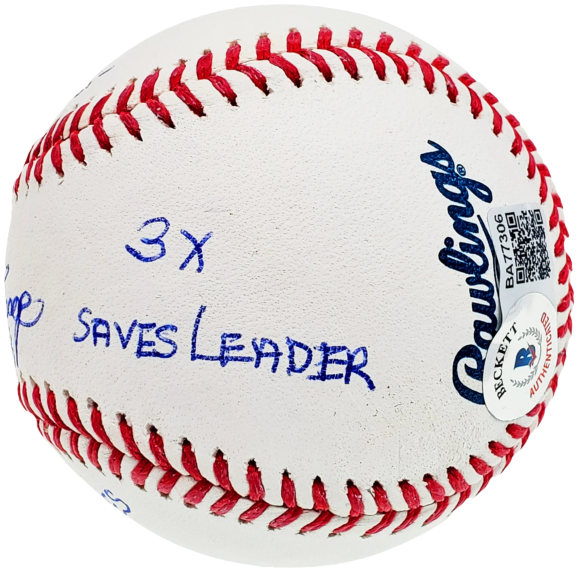 Rich "Goose" Gossage Autographed Official MLB Baseball St. Louis Cardinals With 6 Stats Beckett BAS QR Stock #196547 - Image 3