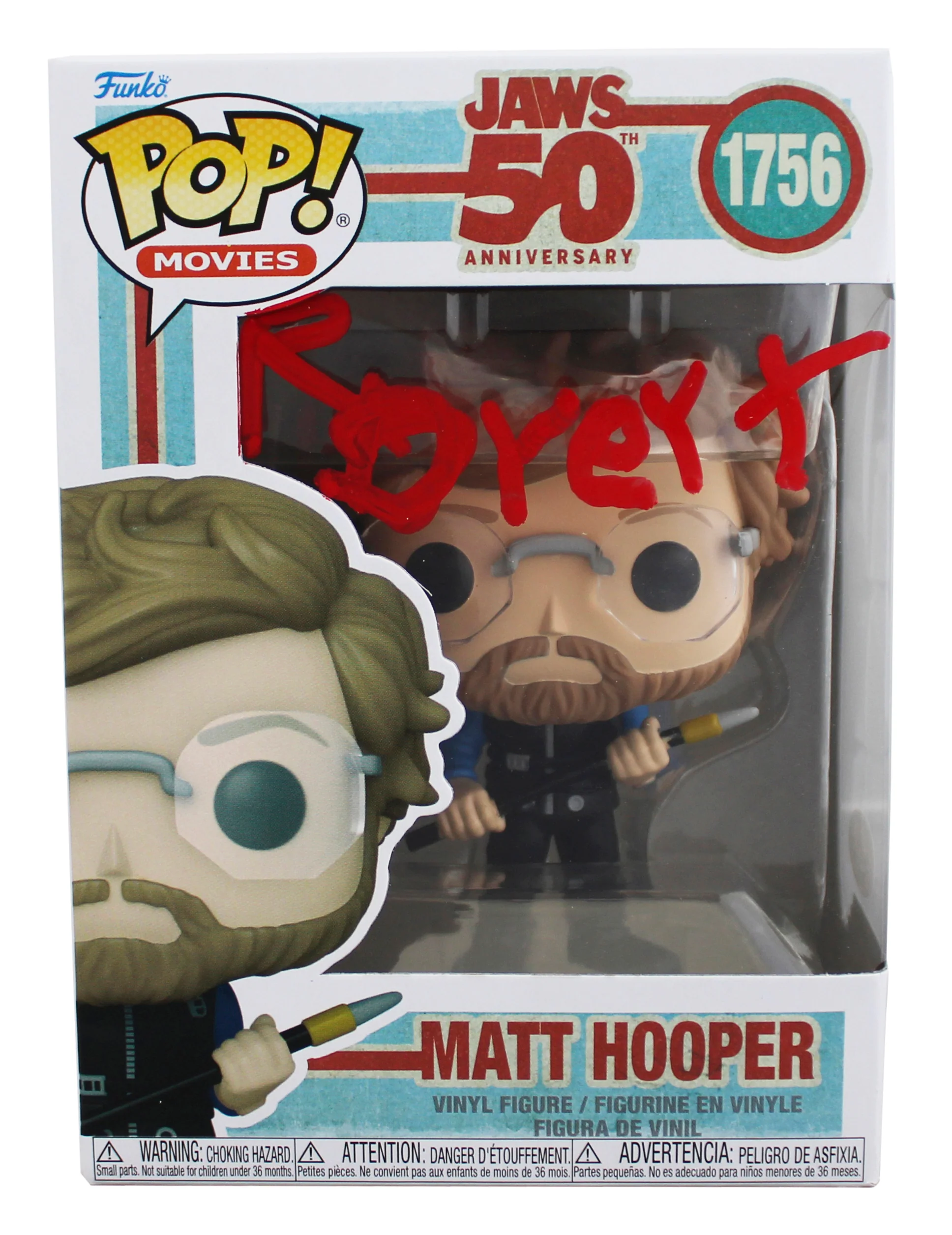 Richard Dreyfuss Jaws Signed Matt Hooper #1756 Funko Pop Figure JSA #CF5509 - Image 2