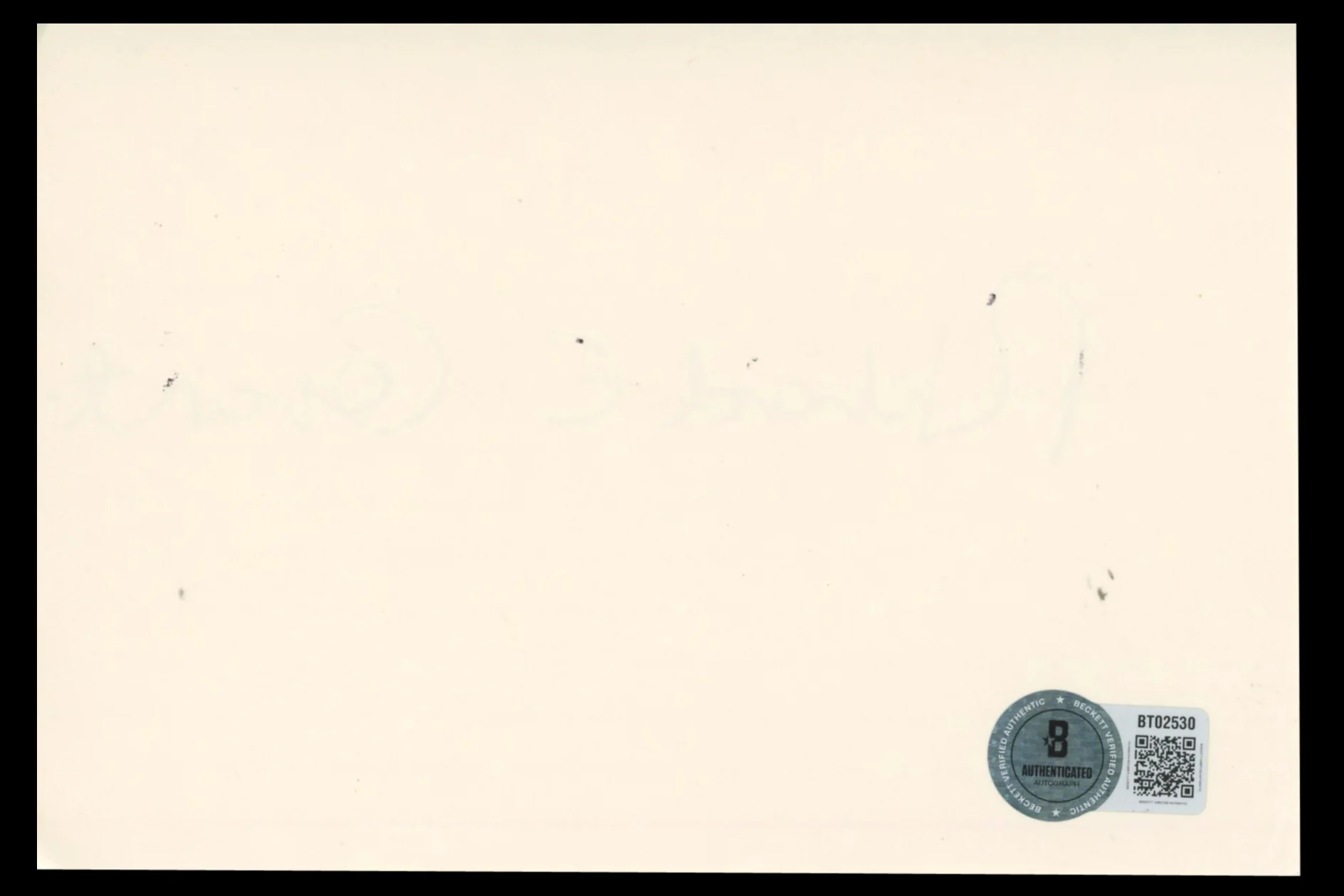 Richard E. Grant Can You Ever Forgive Me? Signed 4x6 Index Card BAS #BT02530 - Image 3