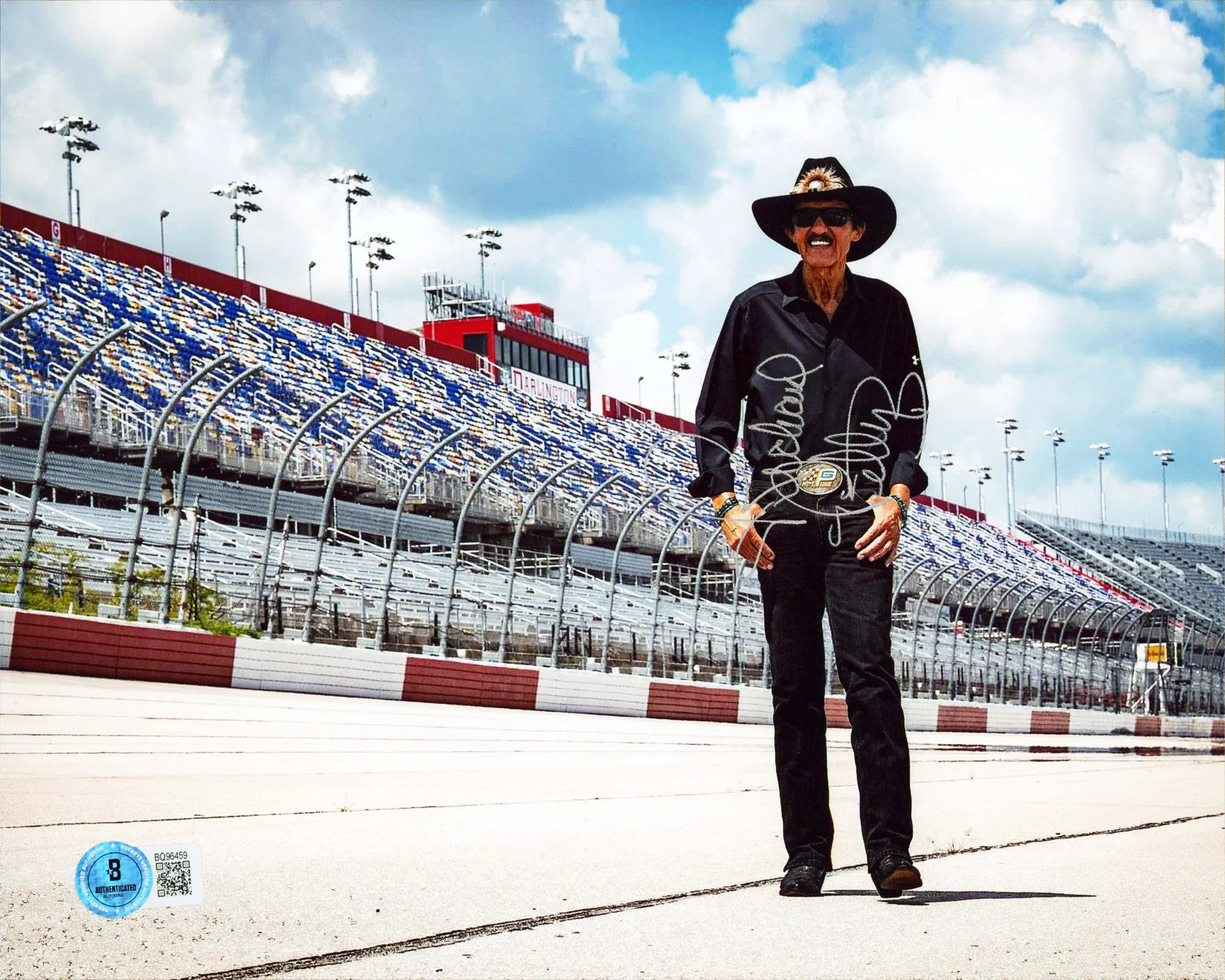 Richard Petty NASCAR Authentic Signed 8x10 Horizontal Photo Autographed BAS 7 - Image 2