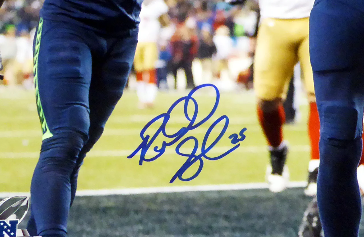 Richard Sherman Autographed 16x20 Photo Seattle Seahawks RS Holo Stock #77875 - Image 2