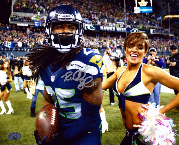 Richard Sherman Autographed 8x10 Photo Seattle Seahawks RS Holo Stock #71424