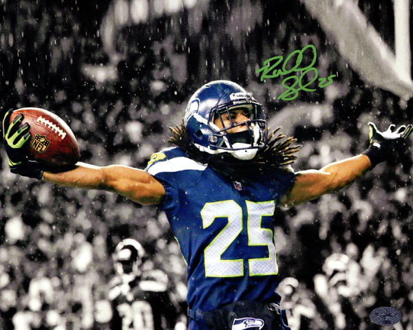 Richard Sherman Autographed 8x10 Photo Seattle Seahawks RS Holo Stock #76087 - Image 2