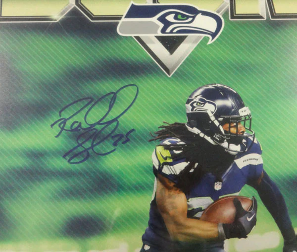 Richard Sherman Autographed Framed 16x20 Photo Seattle Seahawks RS Holo Stock #90705 - Image 2