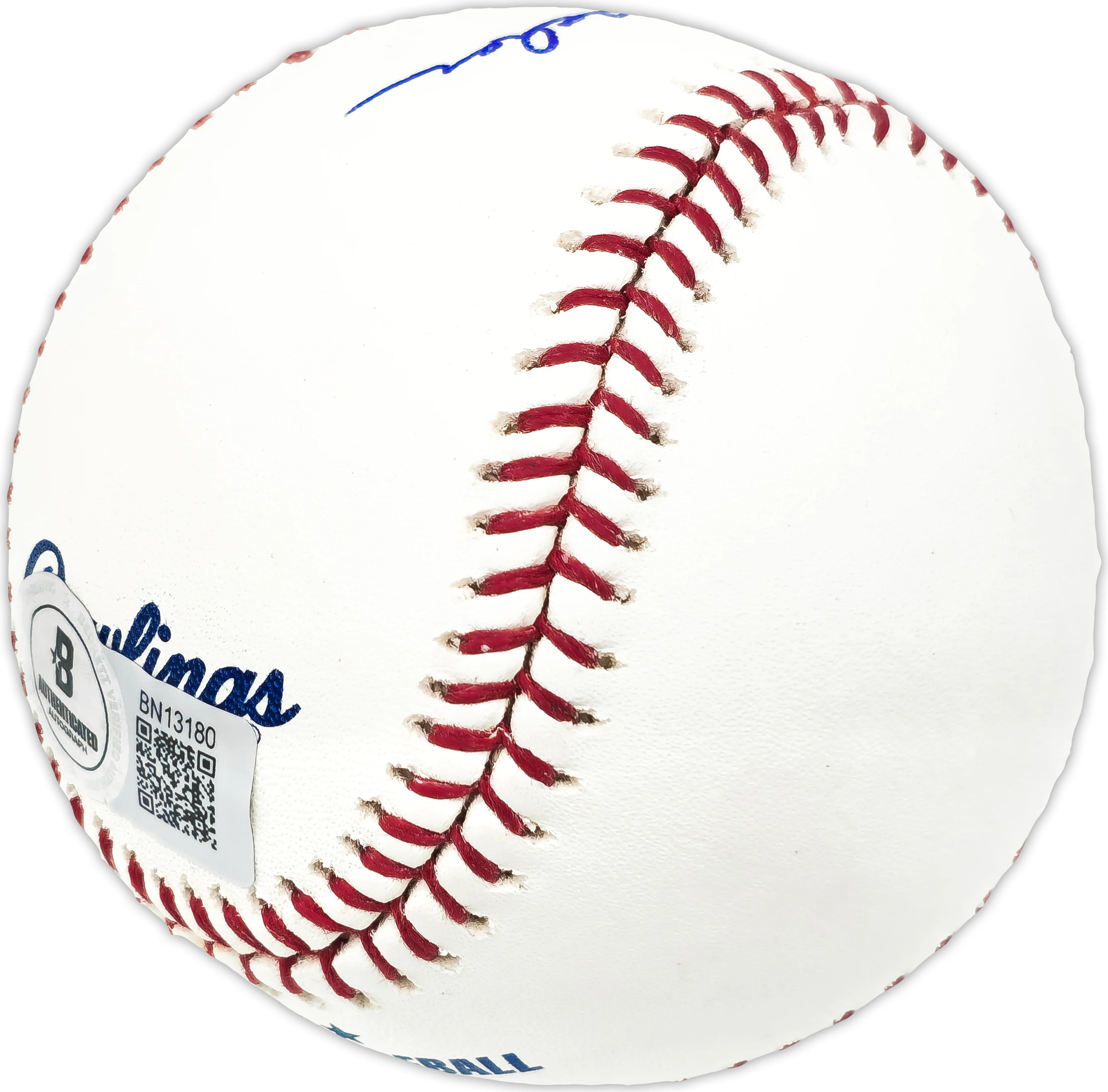 Rick Herrscher Autographed Official MLB Baseball New York Mets Beckett BAS QR #BN13180 - Image 3