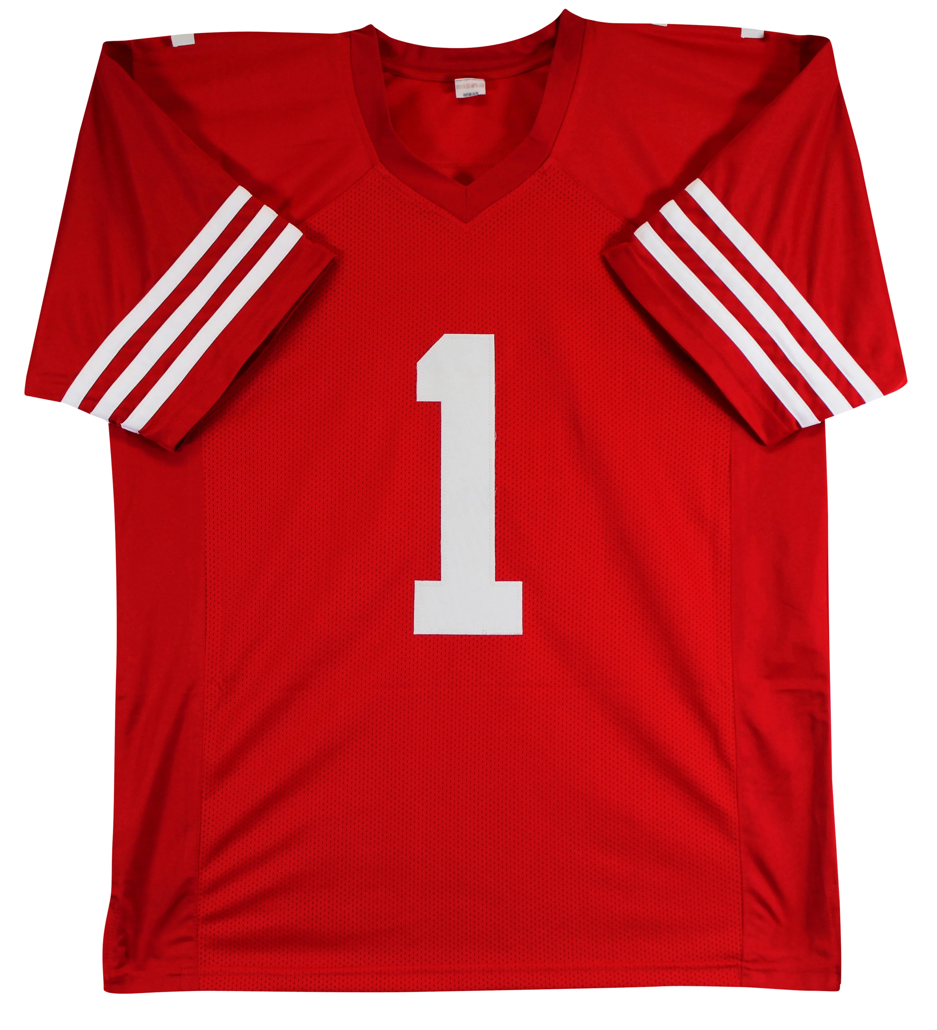 Ricky Pearsall Authentic Signed Red Pro Style Jersey Autographed BAS Witnessed 2 - Image 4